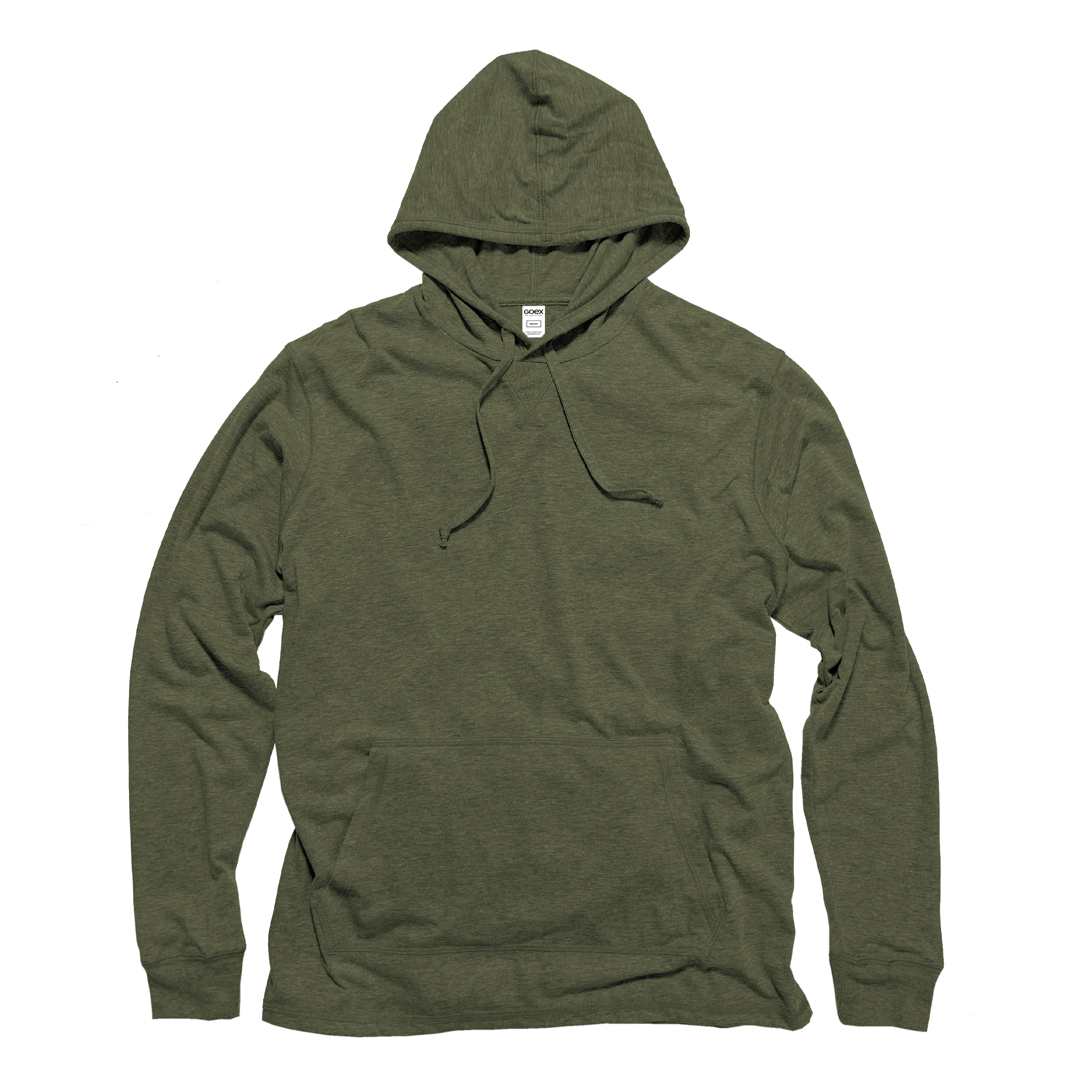 Unisex Eco-Triblend Long Sleeve Hooded Tee