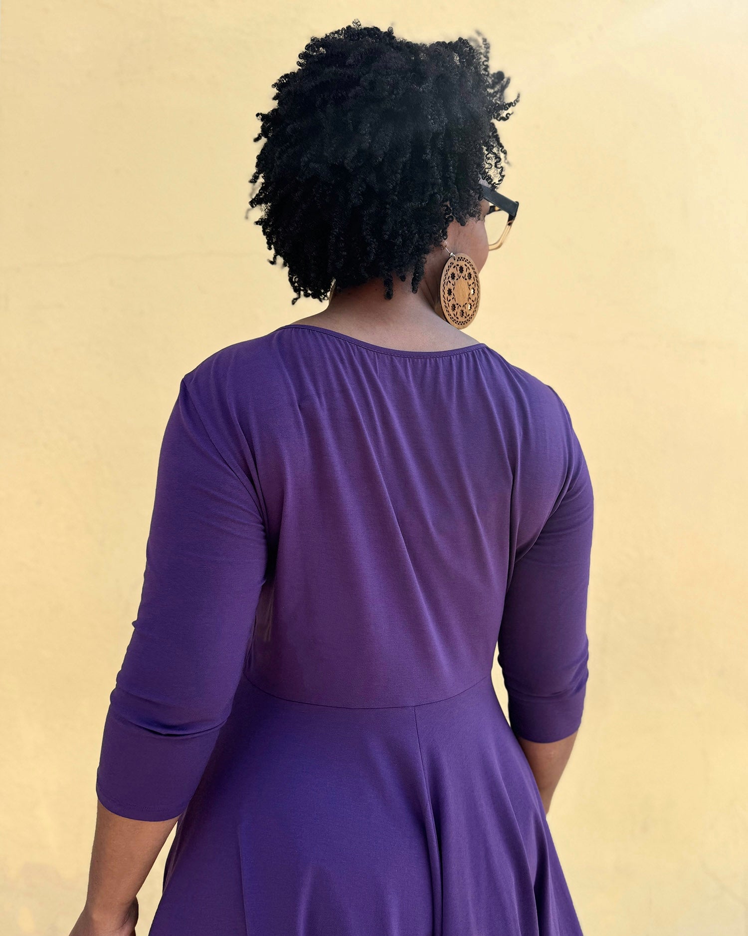 LOUISE dress in Midnight Dahlia