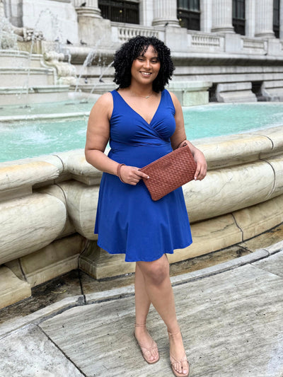 WREN dress in Cobalt Blue