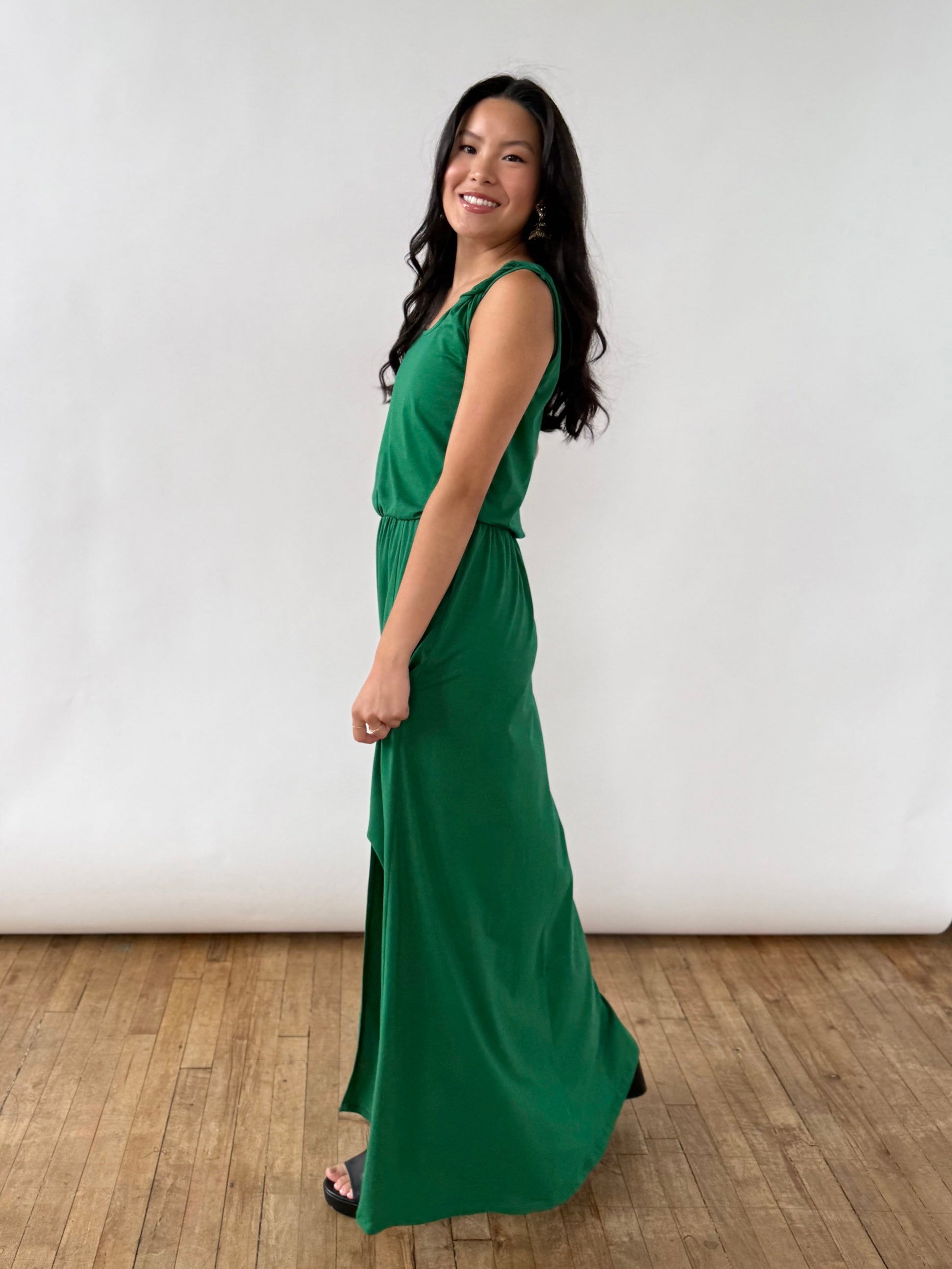 MICHAL dress in Rich Emerald