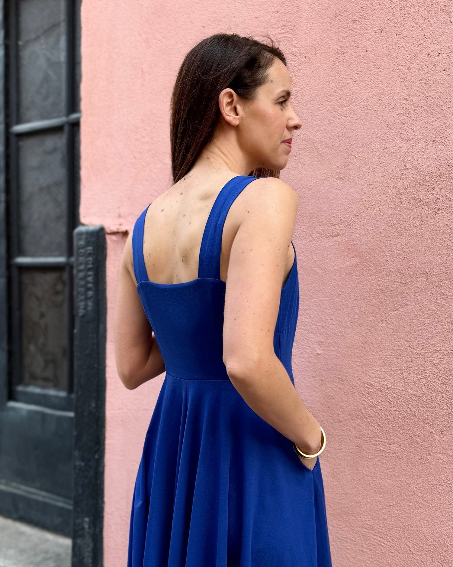 LAVANDE dress in Cobalt Blue