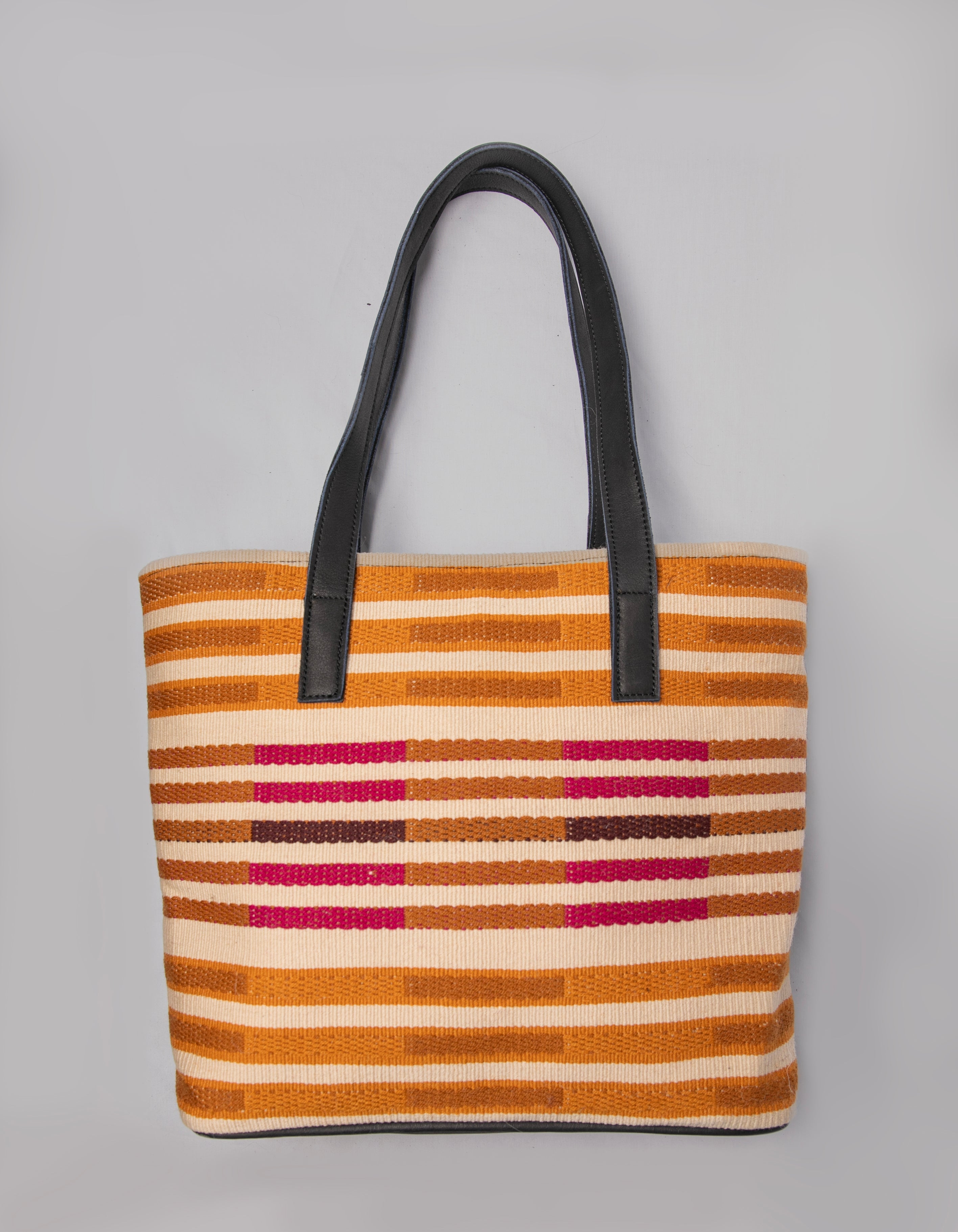 Woven Zip Tote