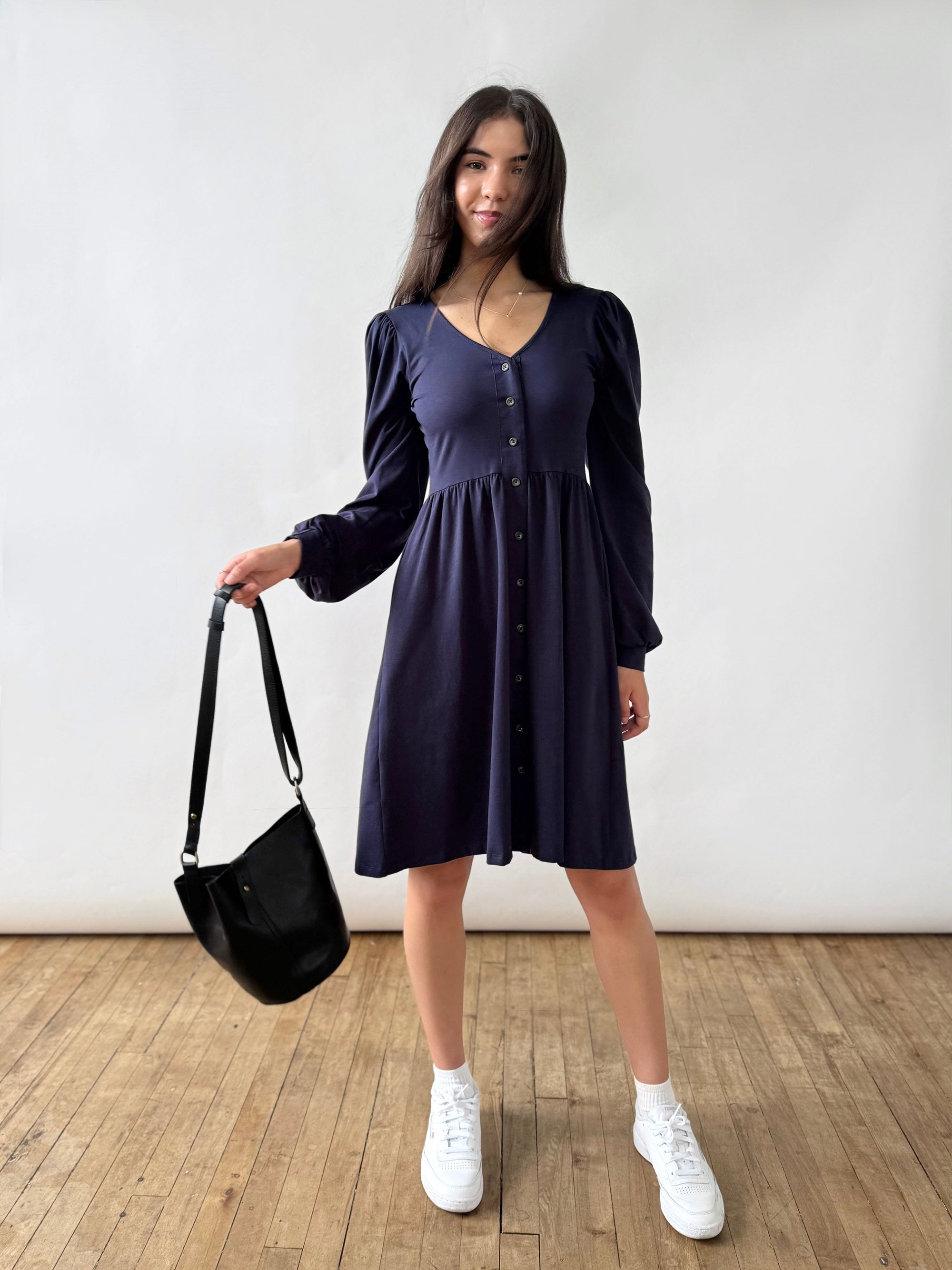 LUCILLE dress in Navy