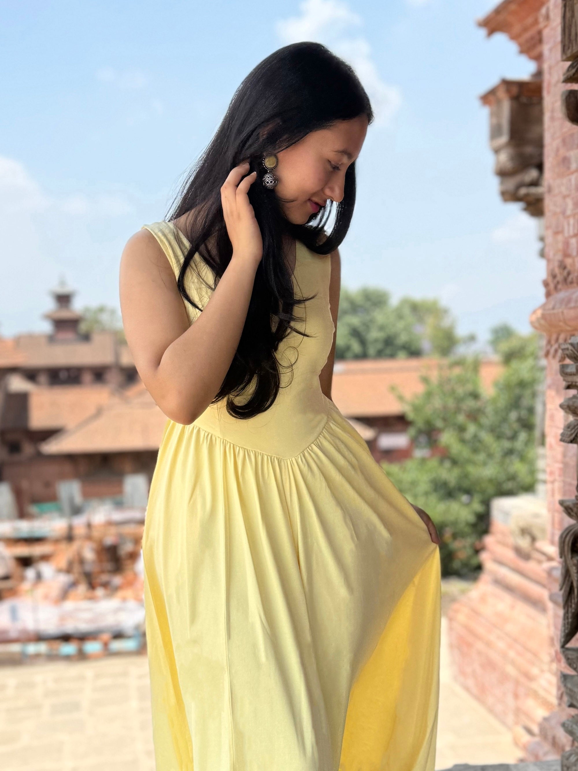 ESTHER dress in Sunlight