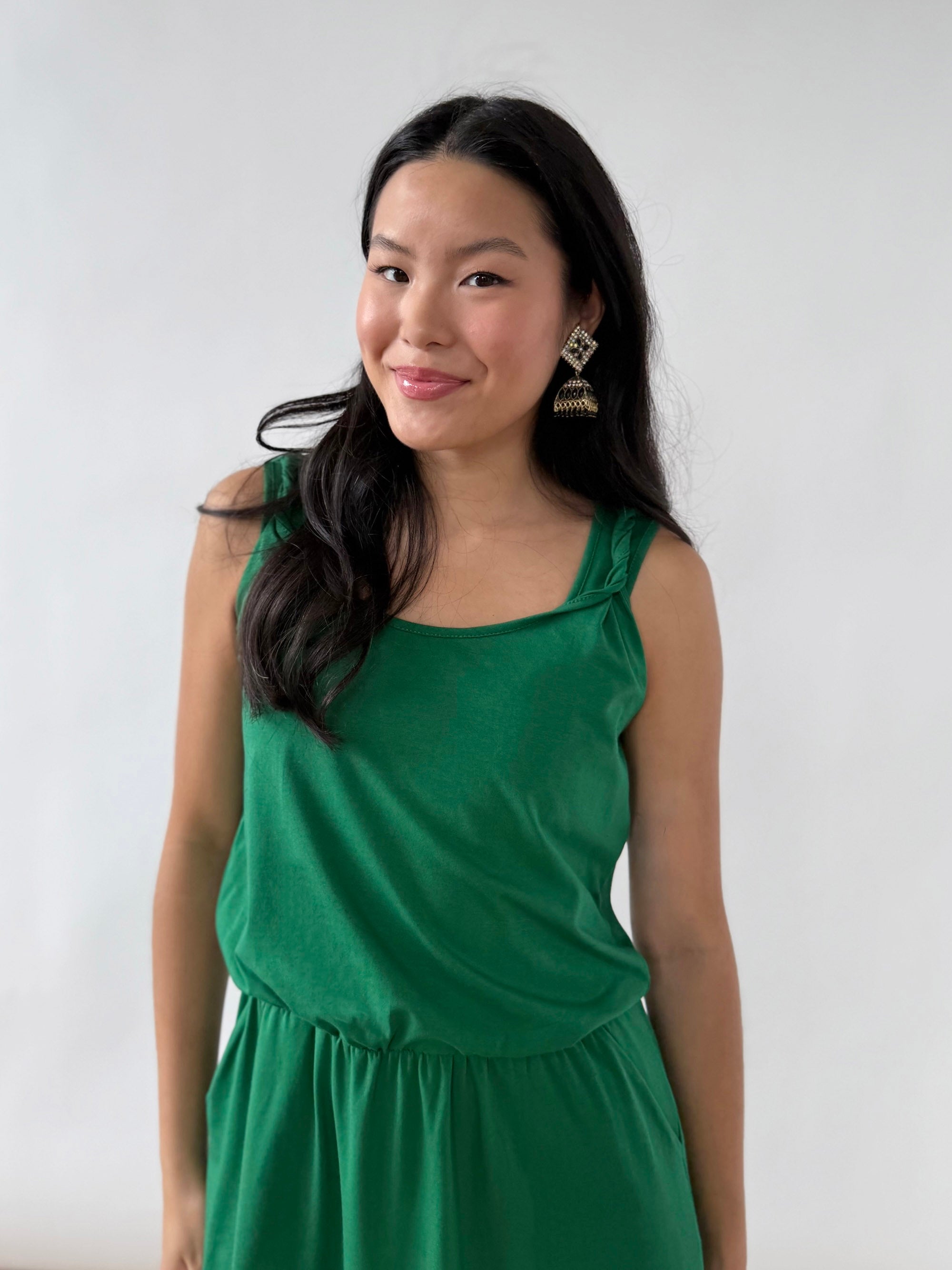 MICHAL dress in Rich Emerald