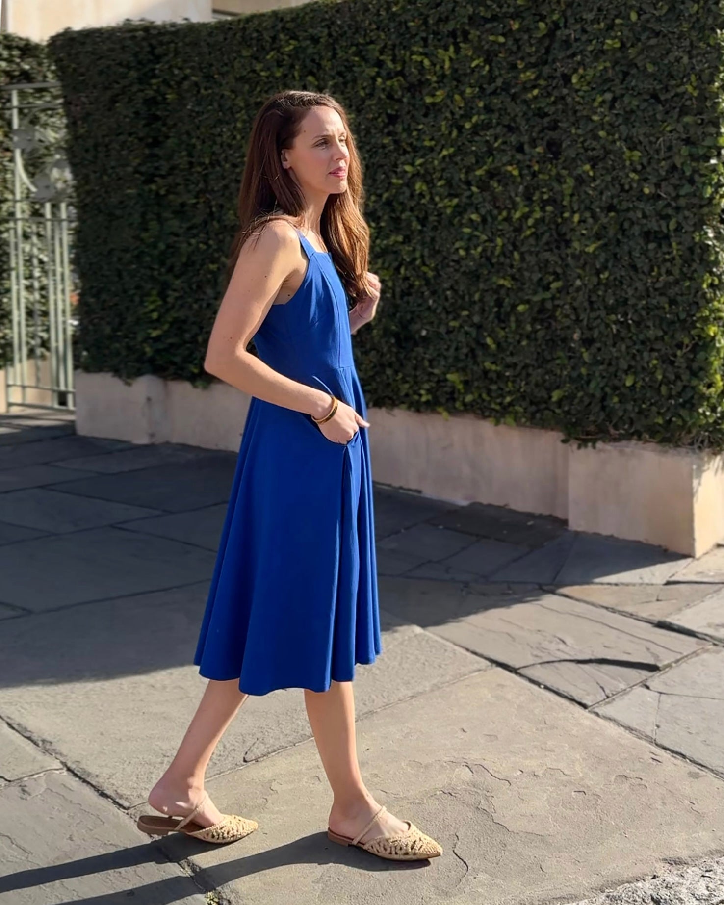 LAVANDE dress in Cobalt Blue
