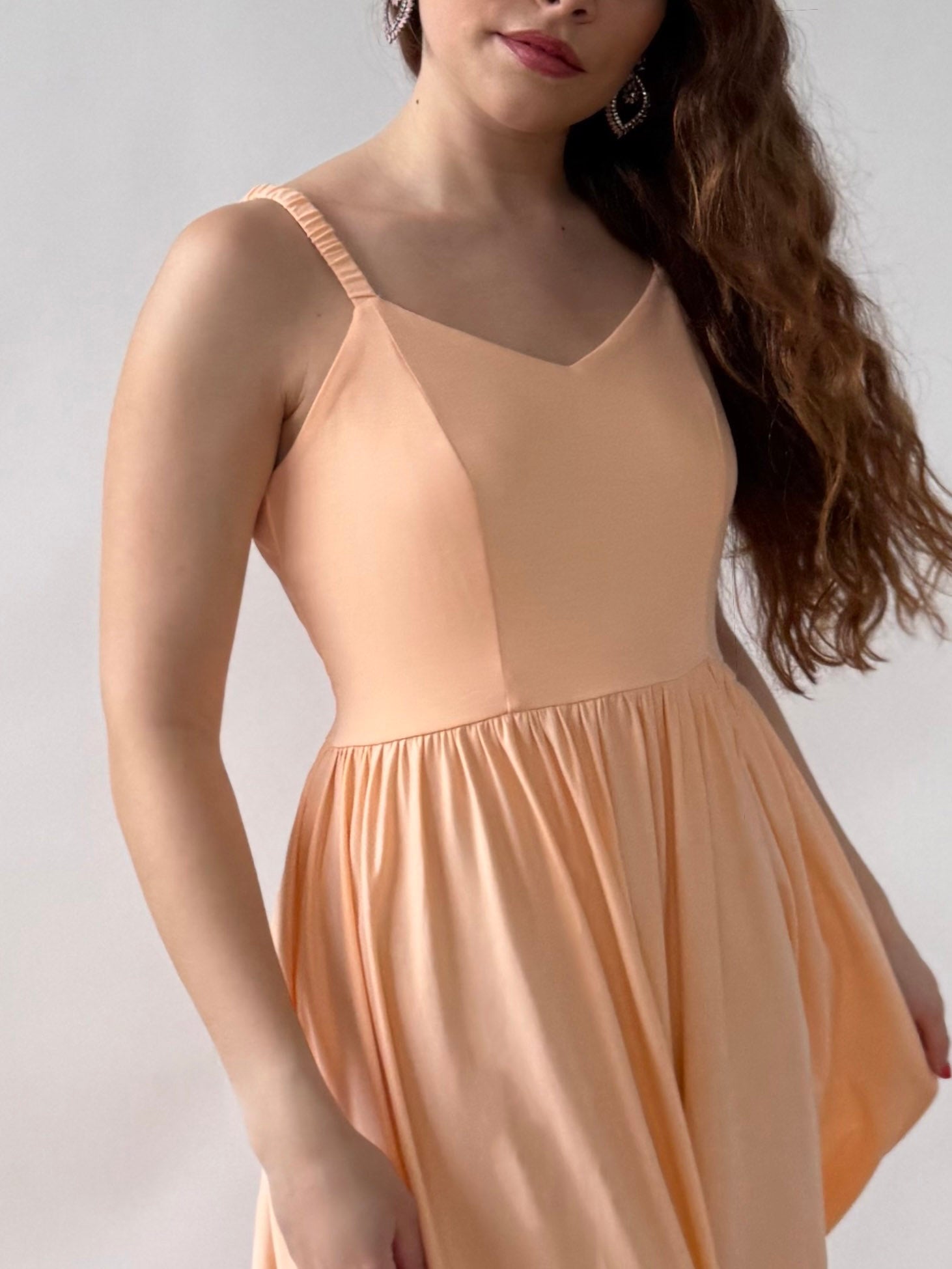 LYDIA dress in Apricot