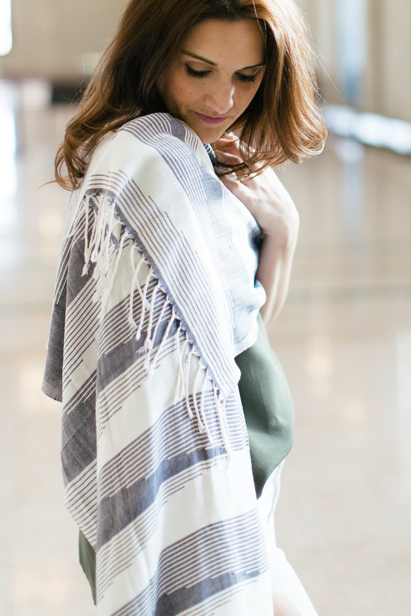 Ameera Scarf - Navy