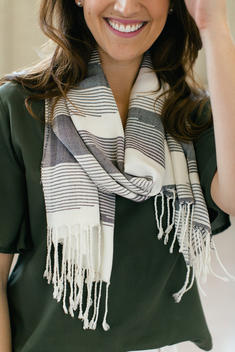 Ameera Scarf - Navy