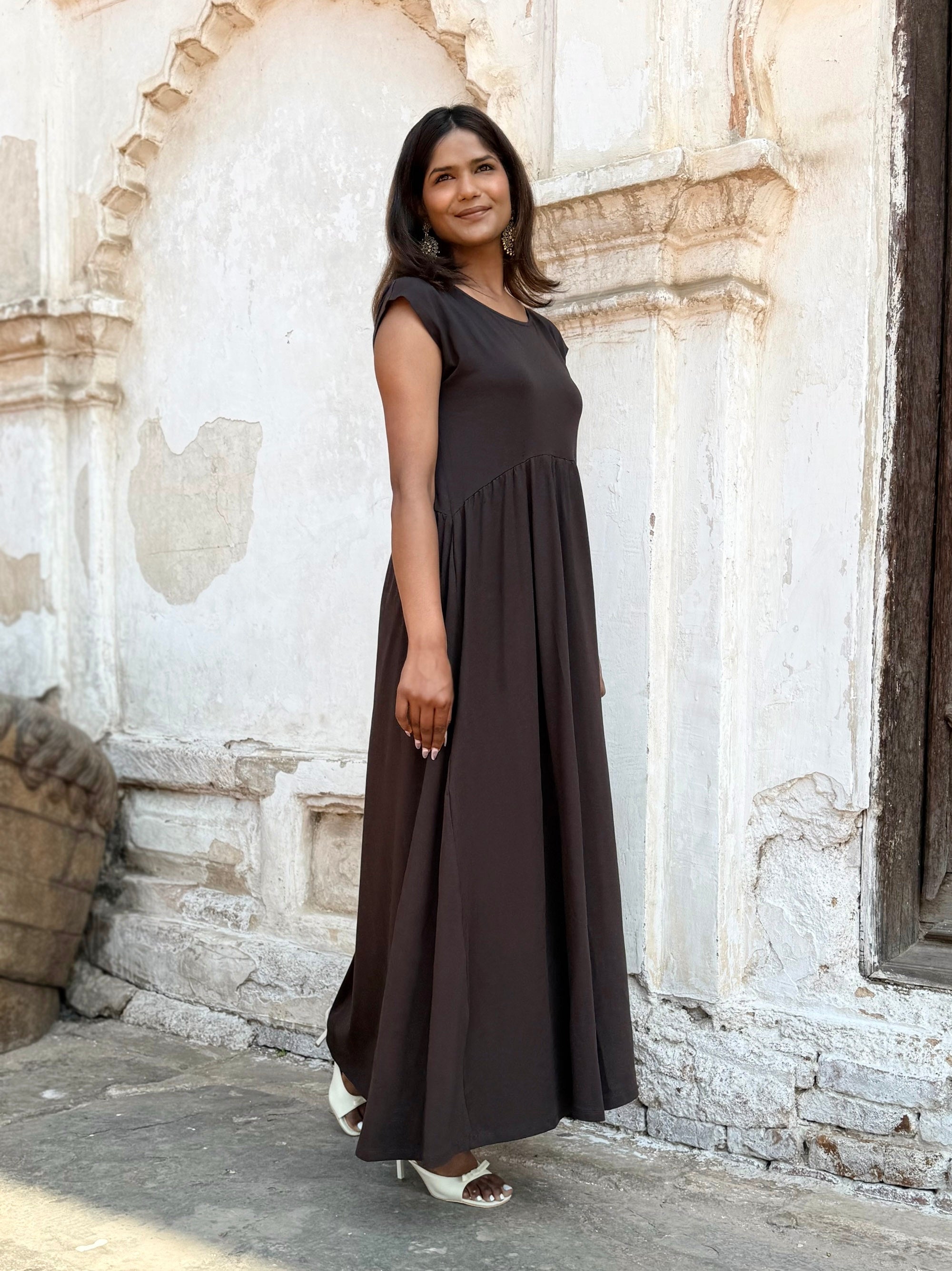 DEBORAH dress in Chocolate Torte