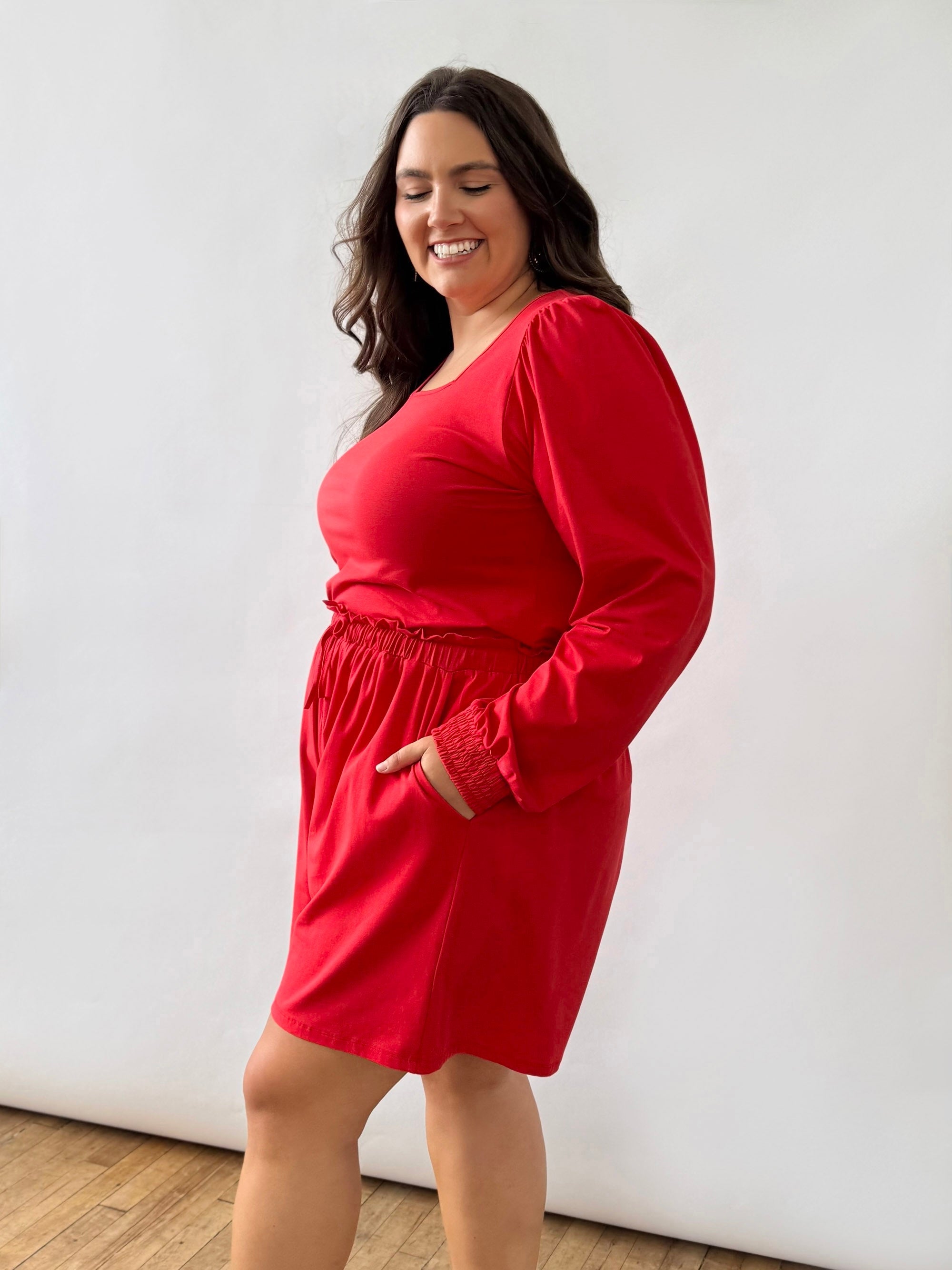 MALIBU shorts in Bright Ruby