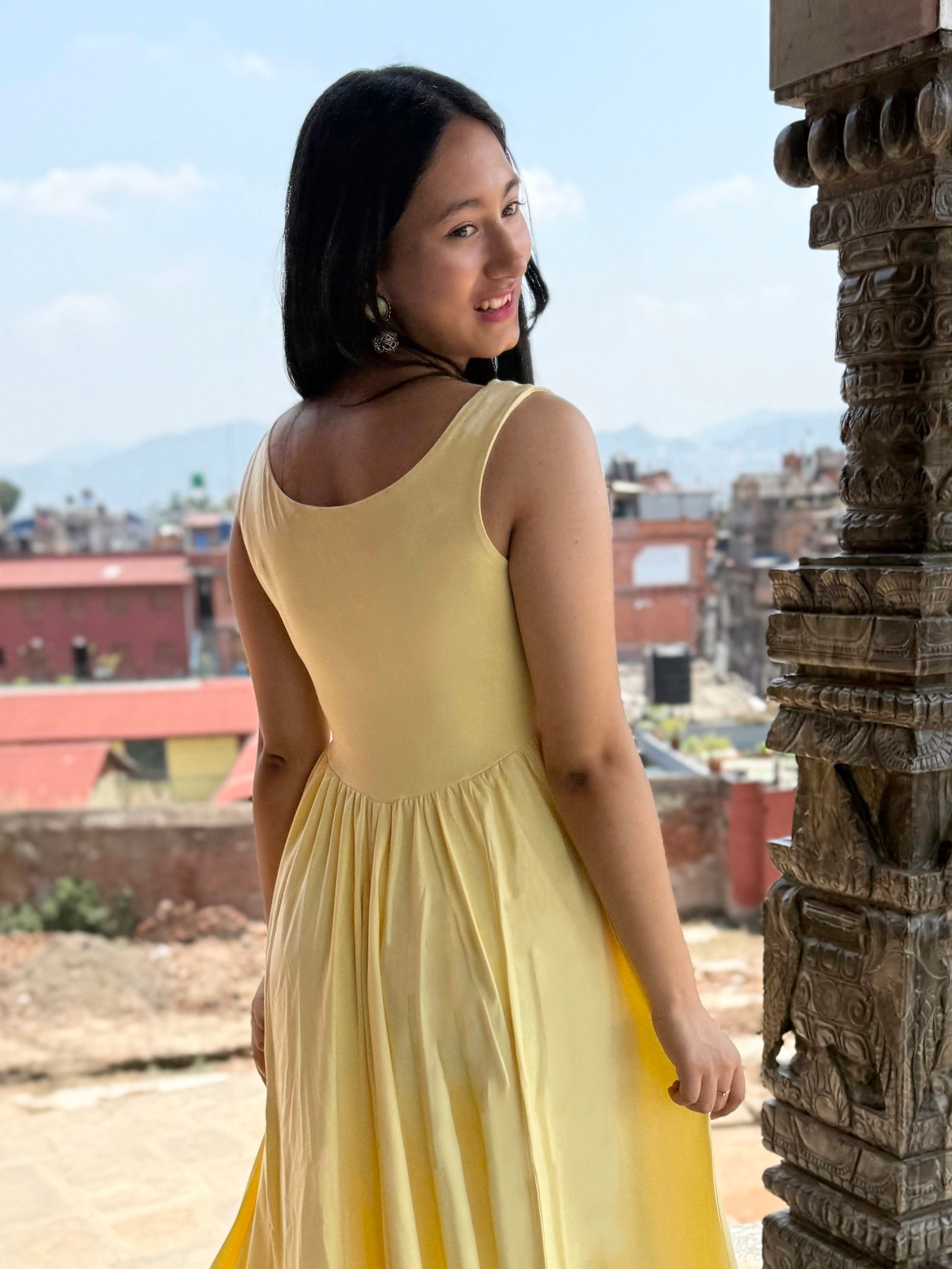ESTHER dress in Sunlight