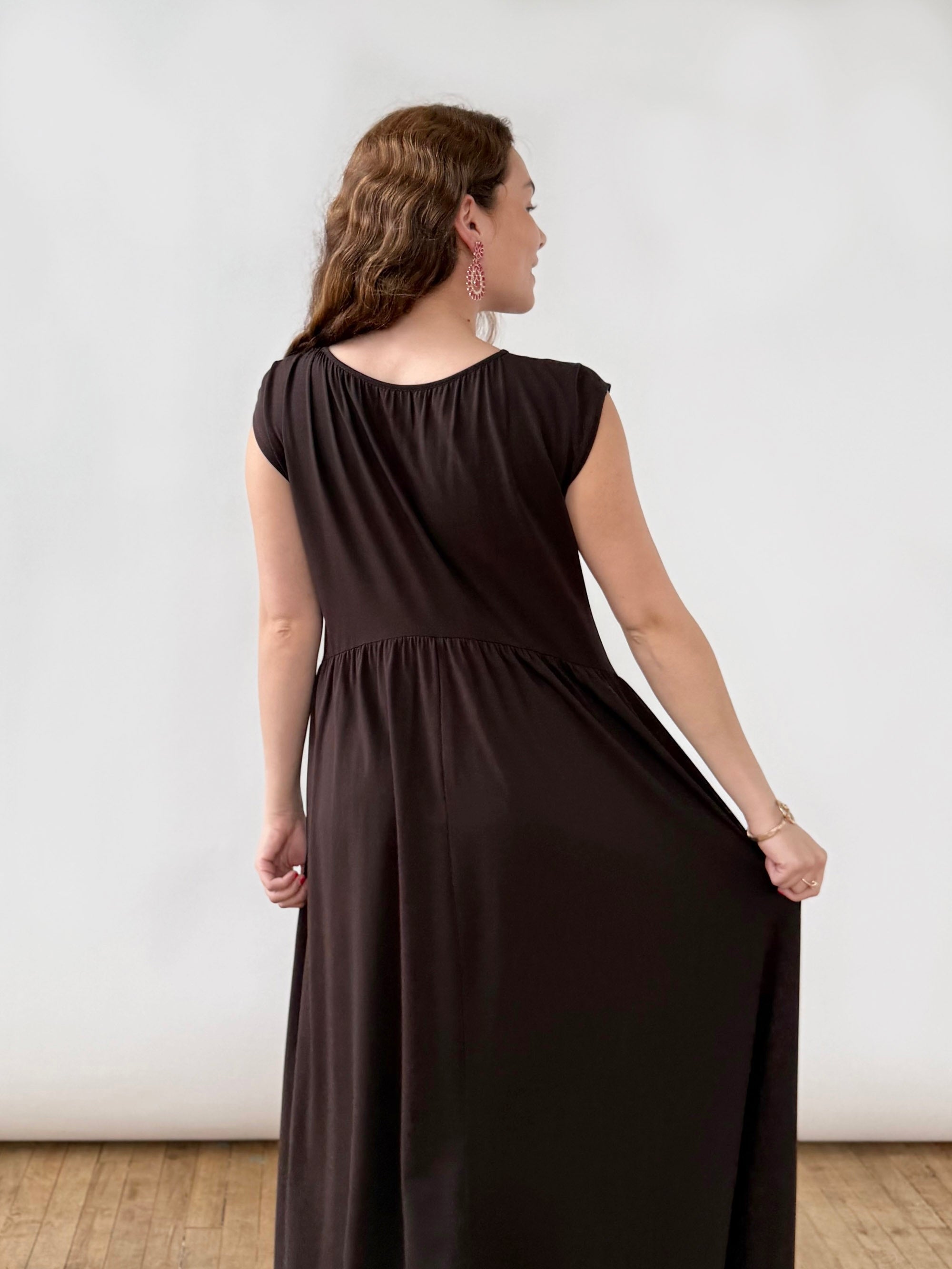 DEBORAH dress in Chocolate Torte