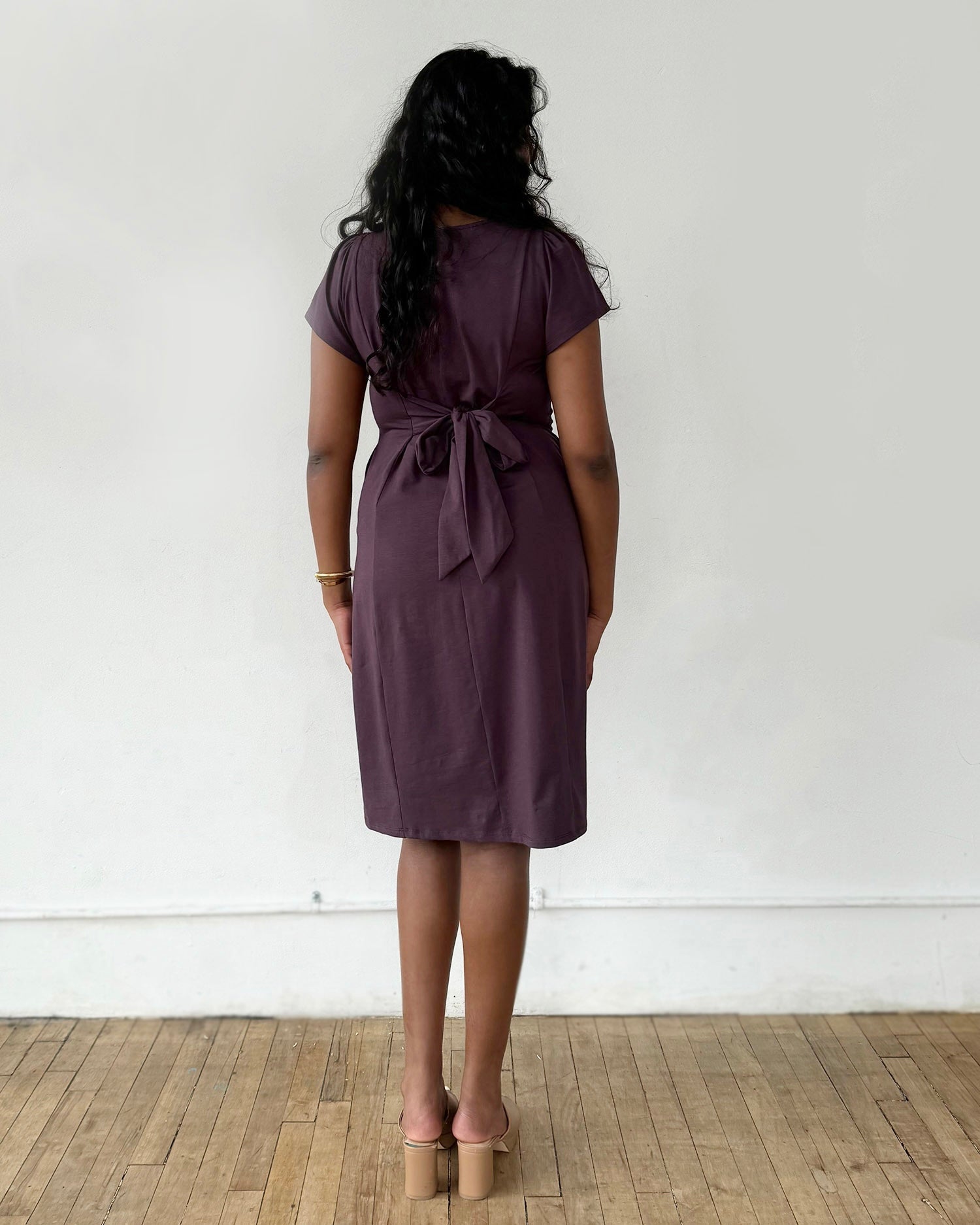 QUINTA dress in Plum