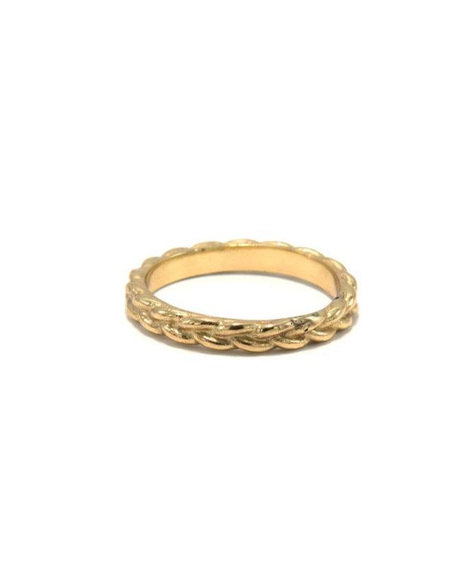 Braided Brass Ring