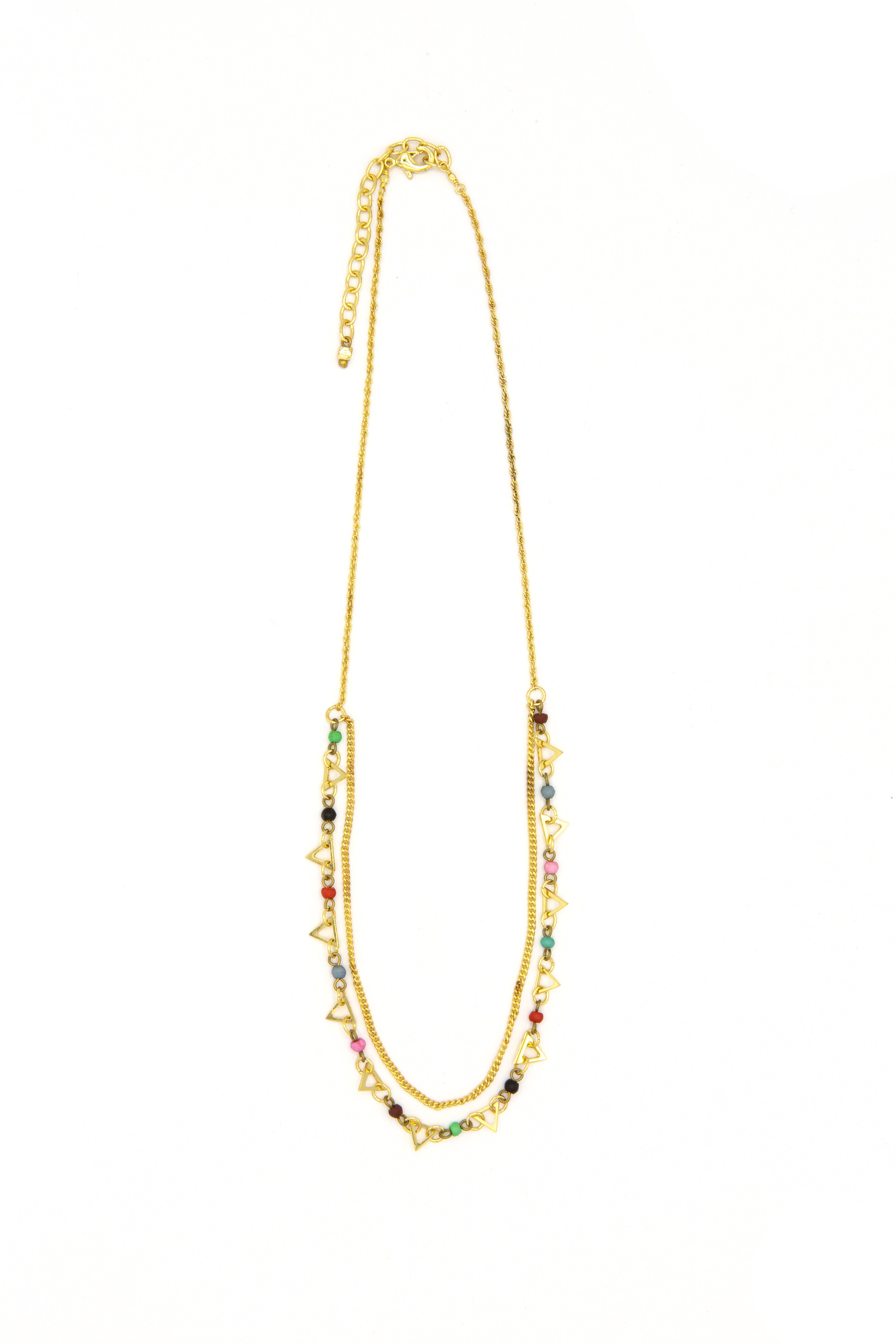 Confetti Dual Strand Necklace