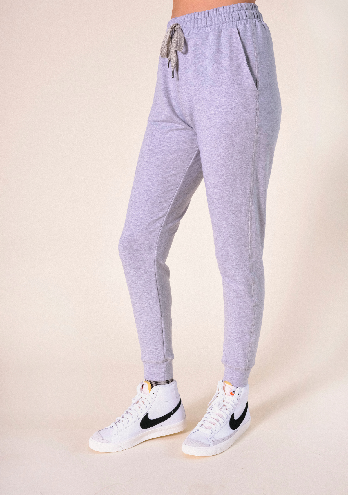 Agnes Organic Cotton + Tencel™ Jogger Pant - Heather Gray