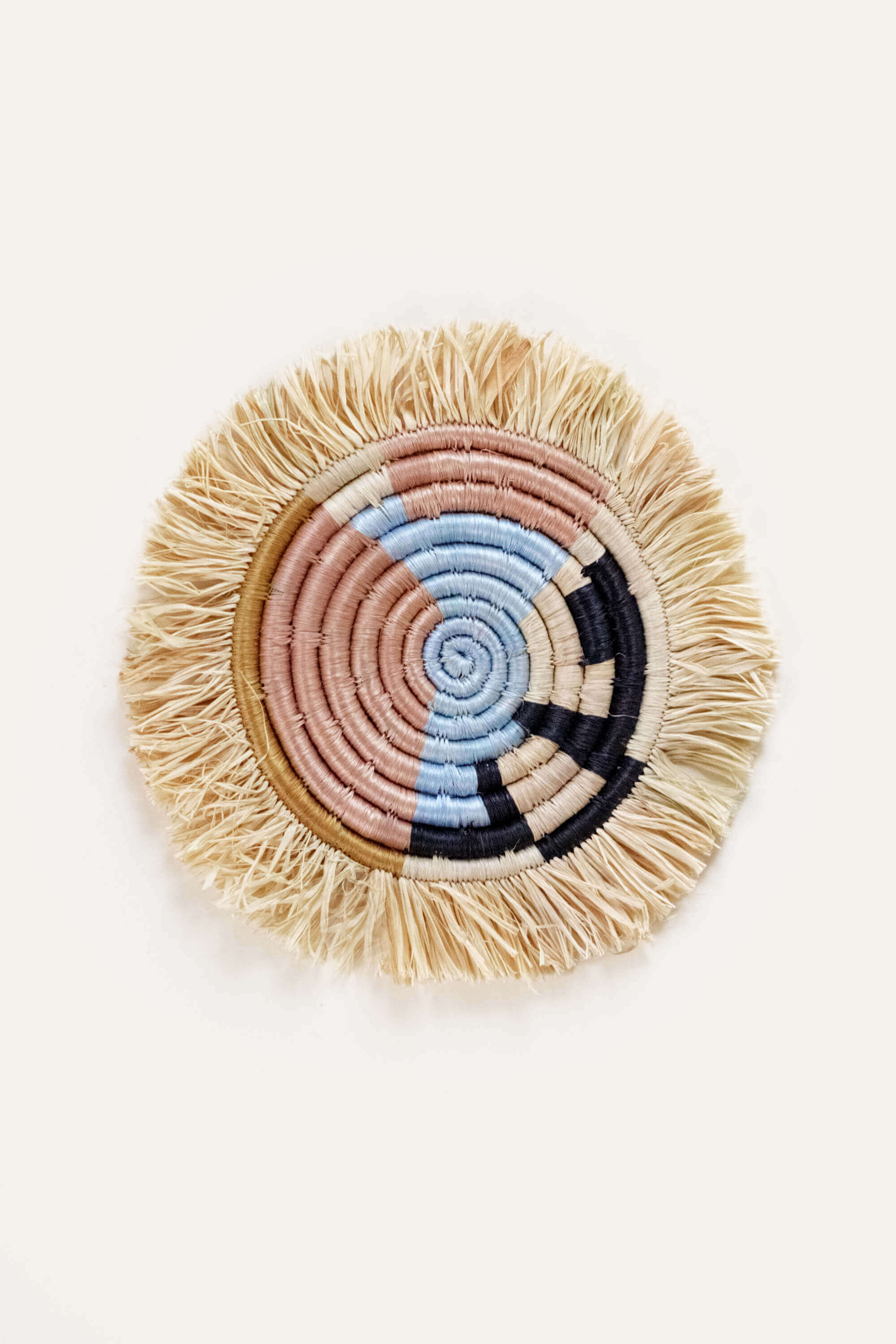 Abstract Form Fringe Set of 4 Coasters