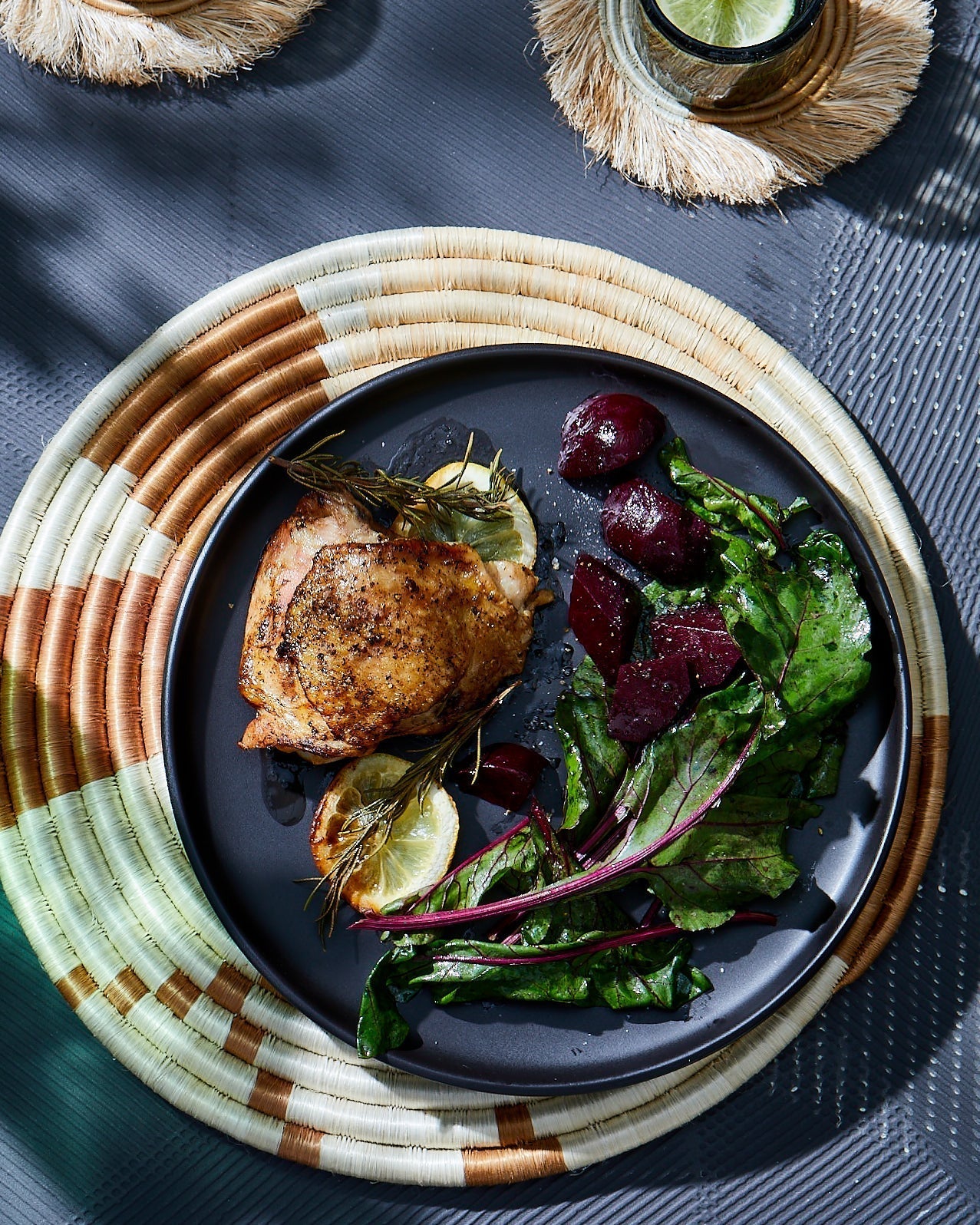 Abstract Form Platter in White