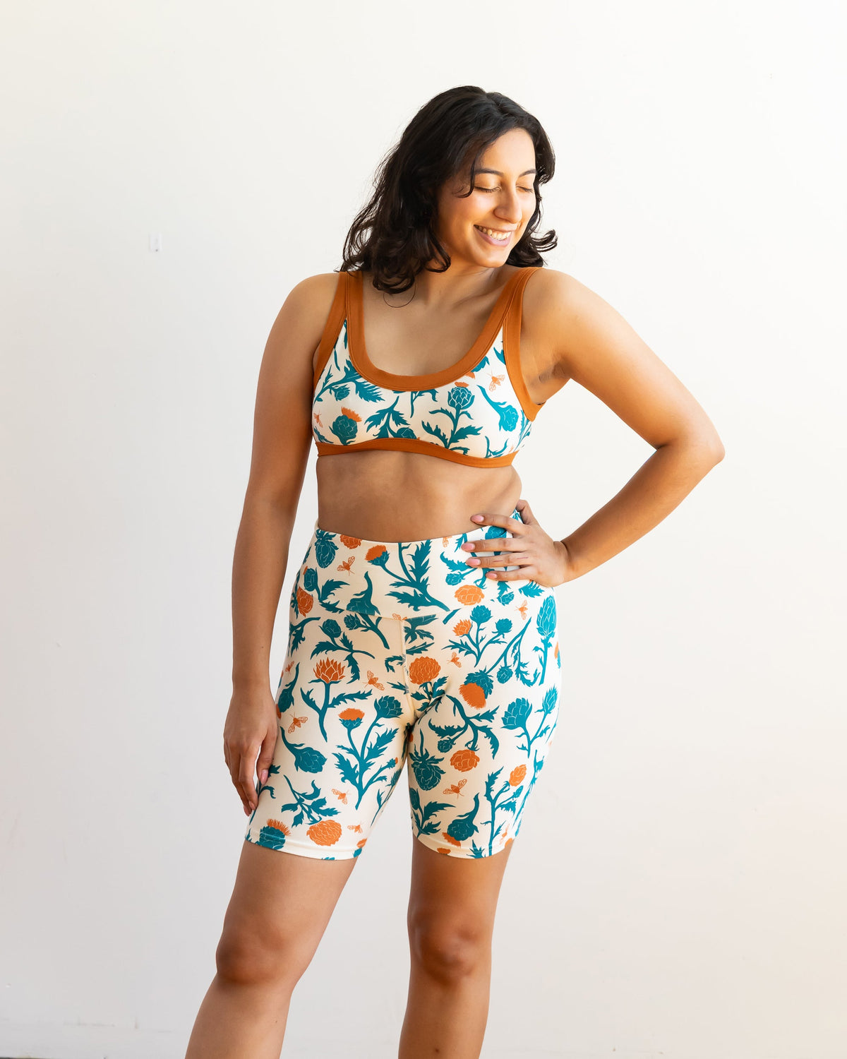High Rise Bike Shorts Robben's Artichokes