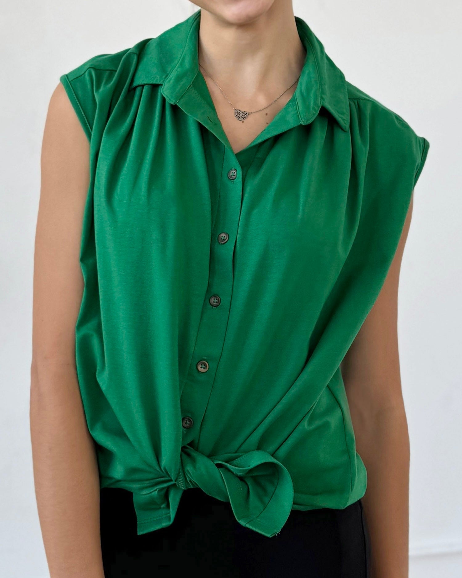 KAYA top in Rich Emerald