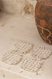 Knotted Macrame Coaster Set