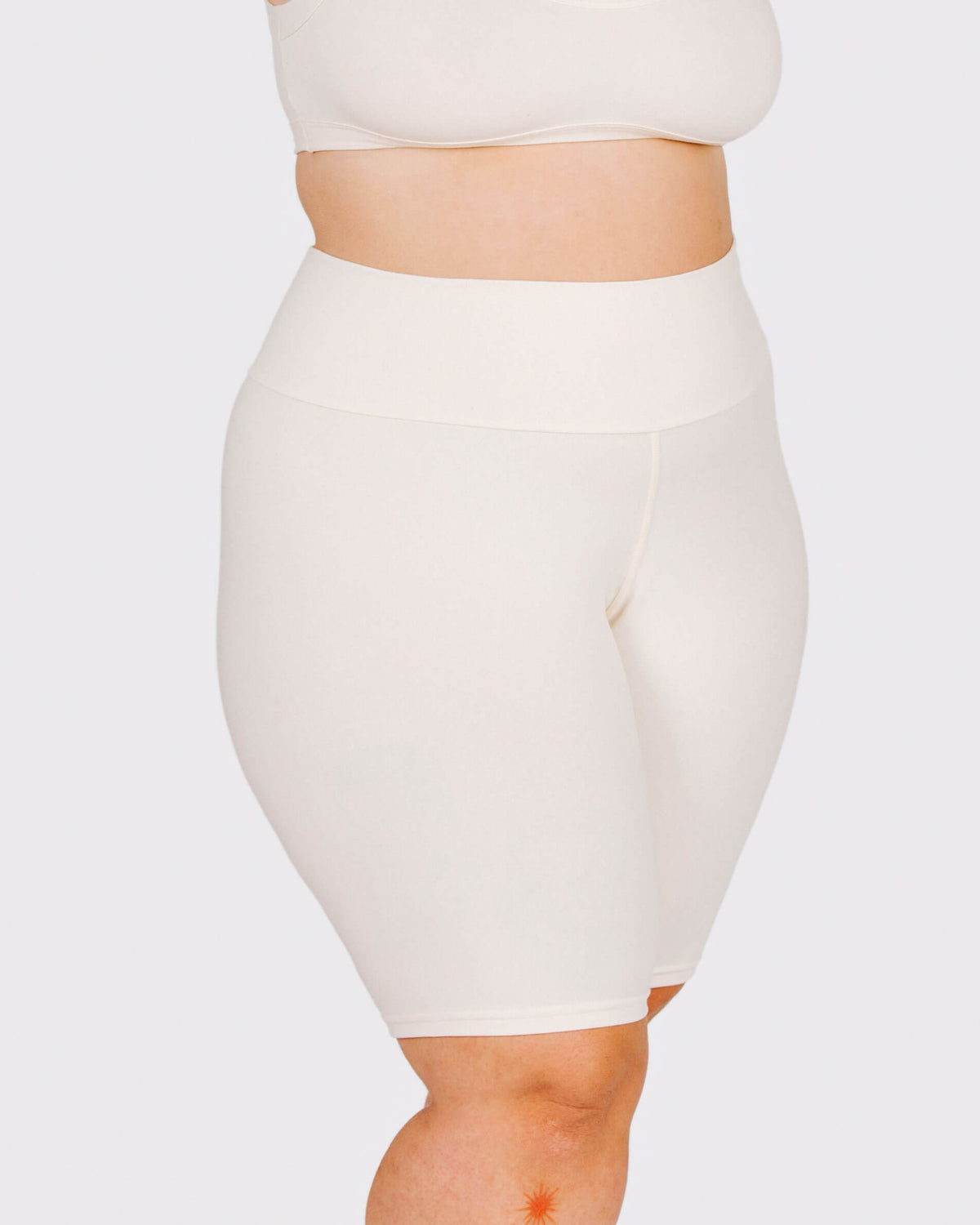 High Rise Bike Shorts Electric Tiger