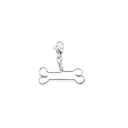 Bone silver charm
