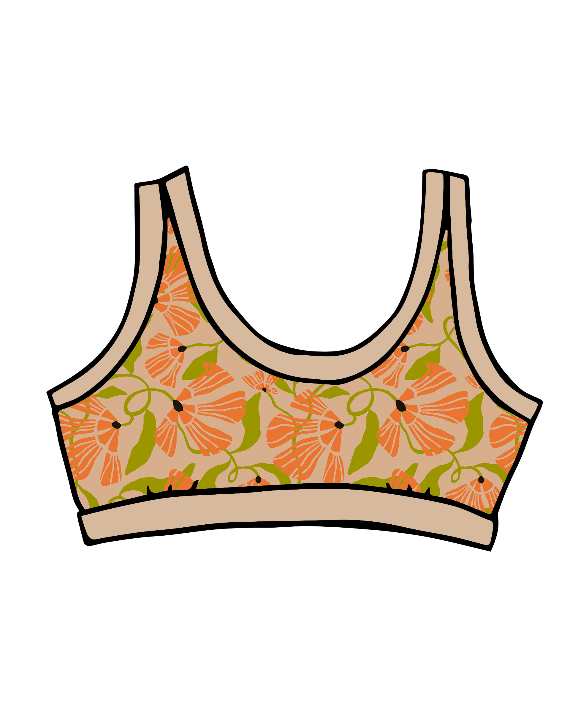 Bralette Secret Garden