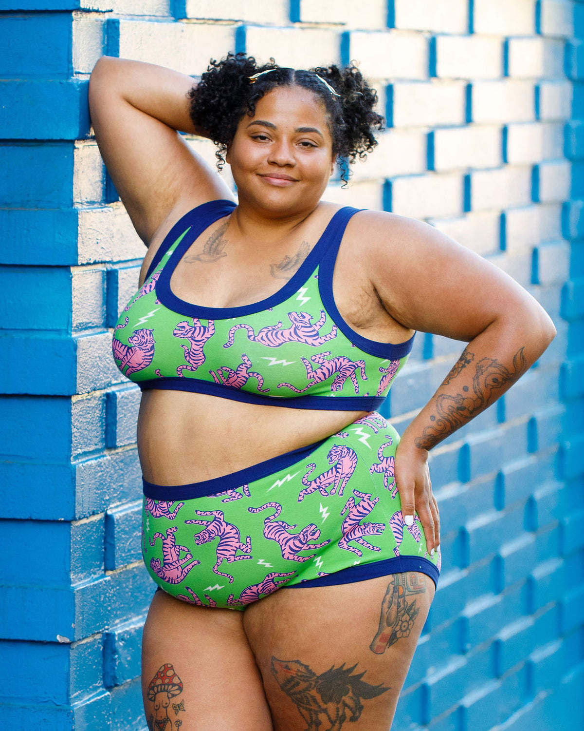 Bralette Electric Tiger