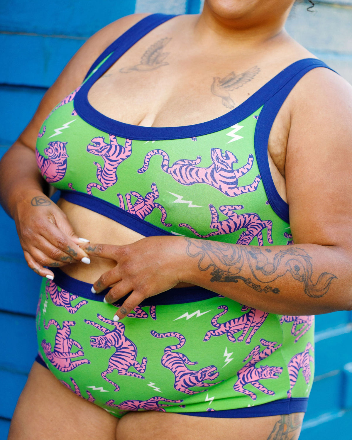 Bralette Electric Tiger