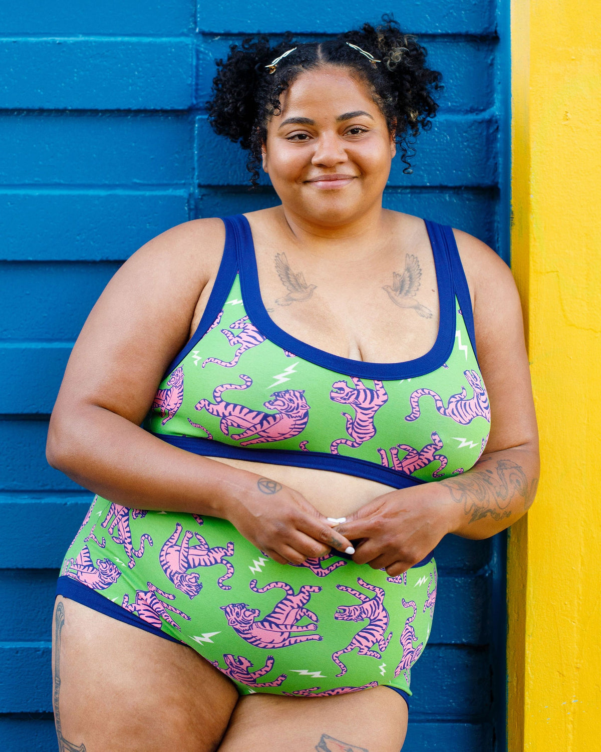 Bralette Electric Tiger