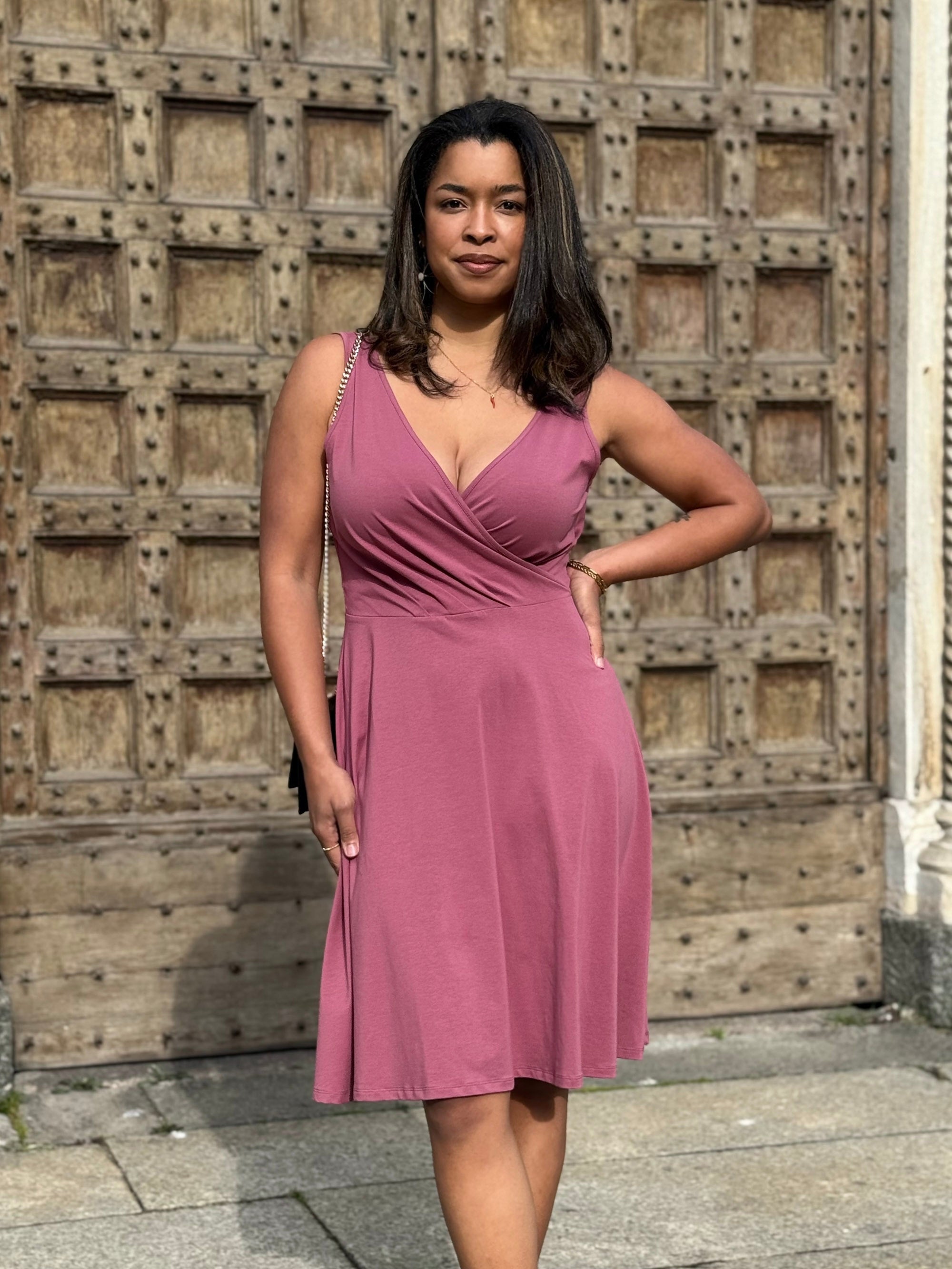 WREN dress in Vintage Mauve