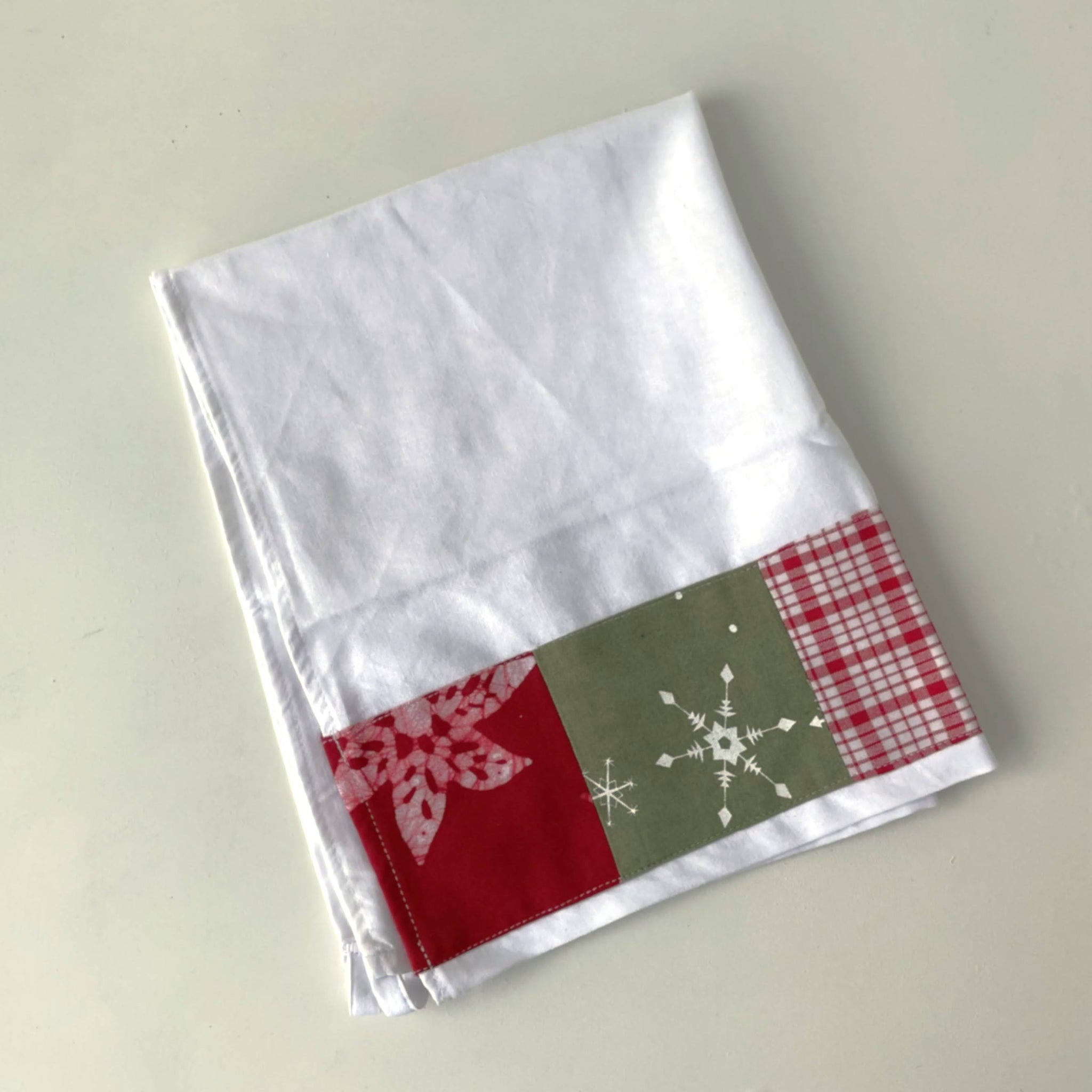 Christmas Patch Dish Towel