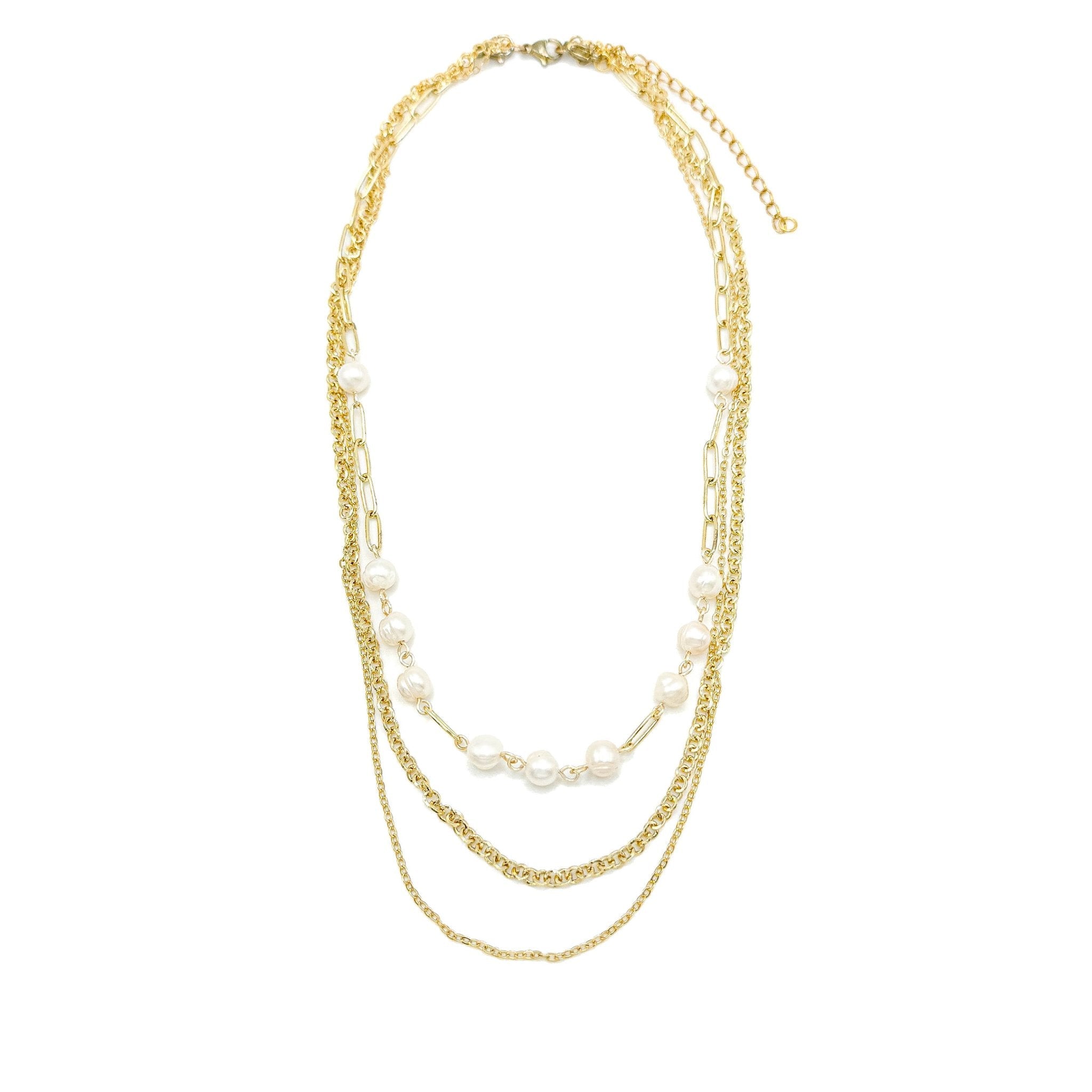 Coquette gold necklace