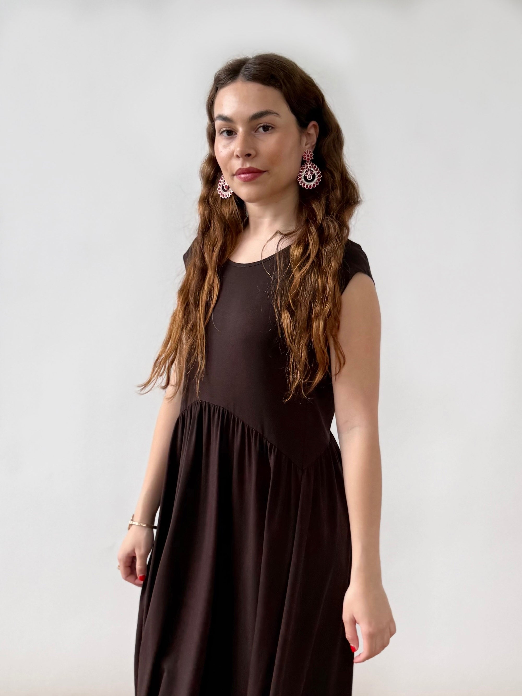 DEBORAH dress in Chocolate Torte