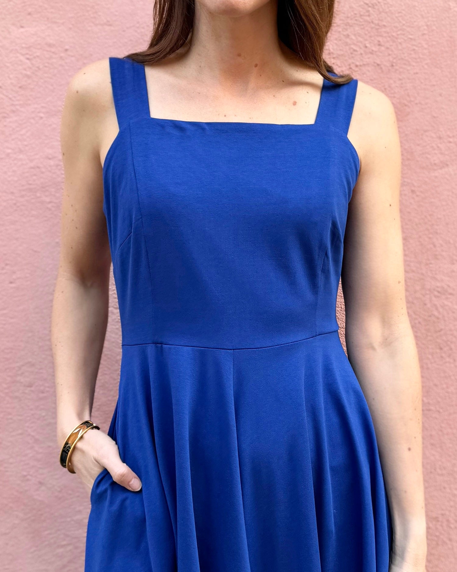 LAVANDE dress in Cobalt Blue