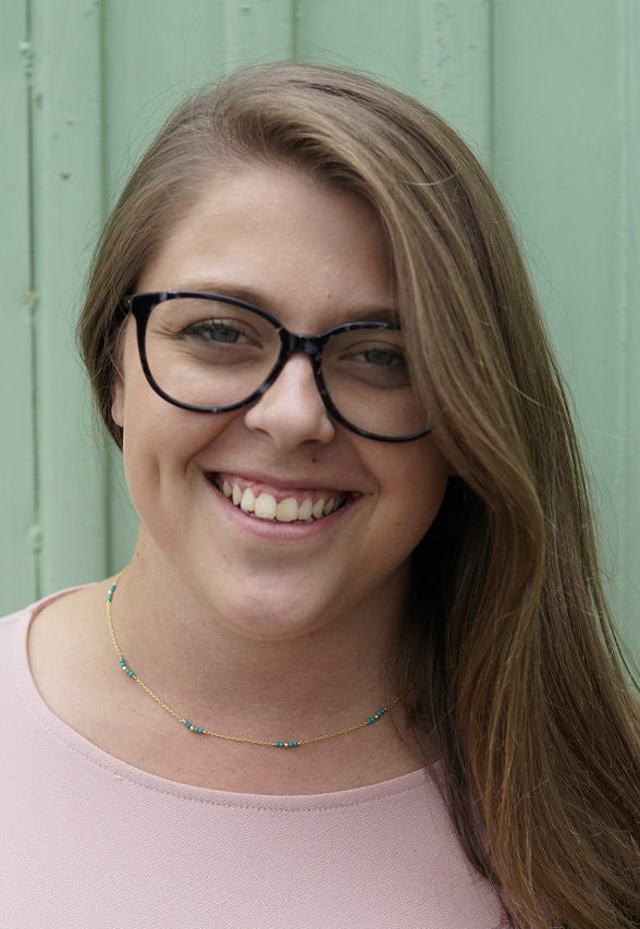 Delicate Turquoise Gold Necklace