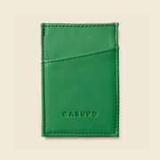 Minimalist Wallet With RFID Protection - Green