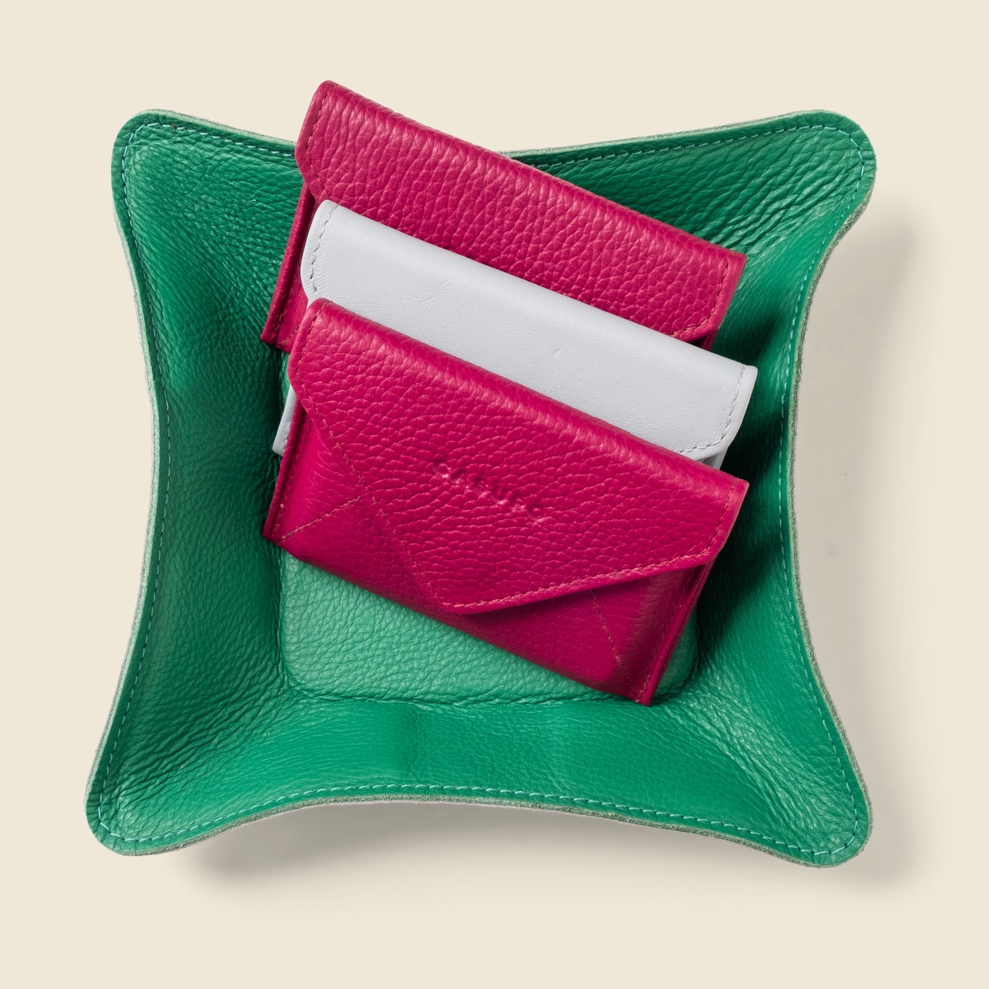 Travel valet tray - Green