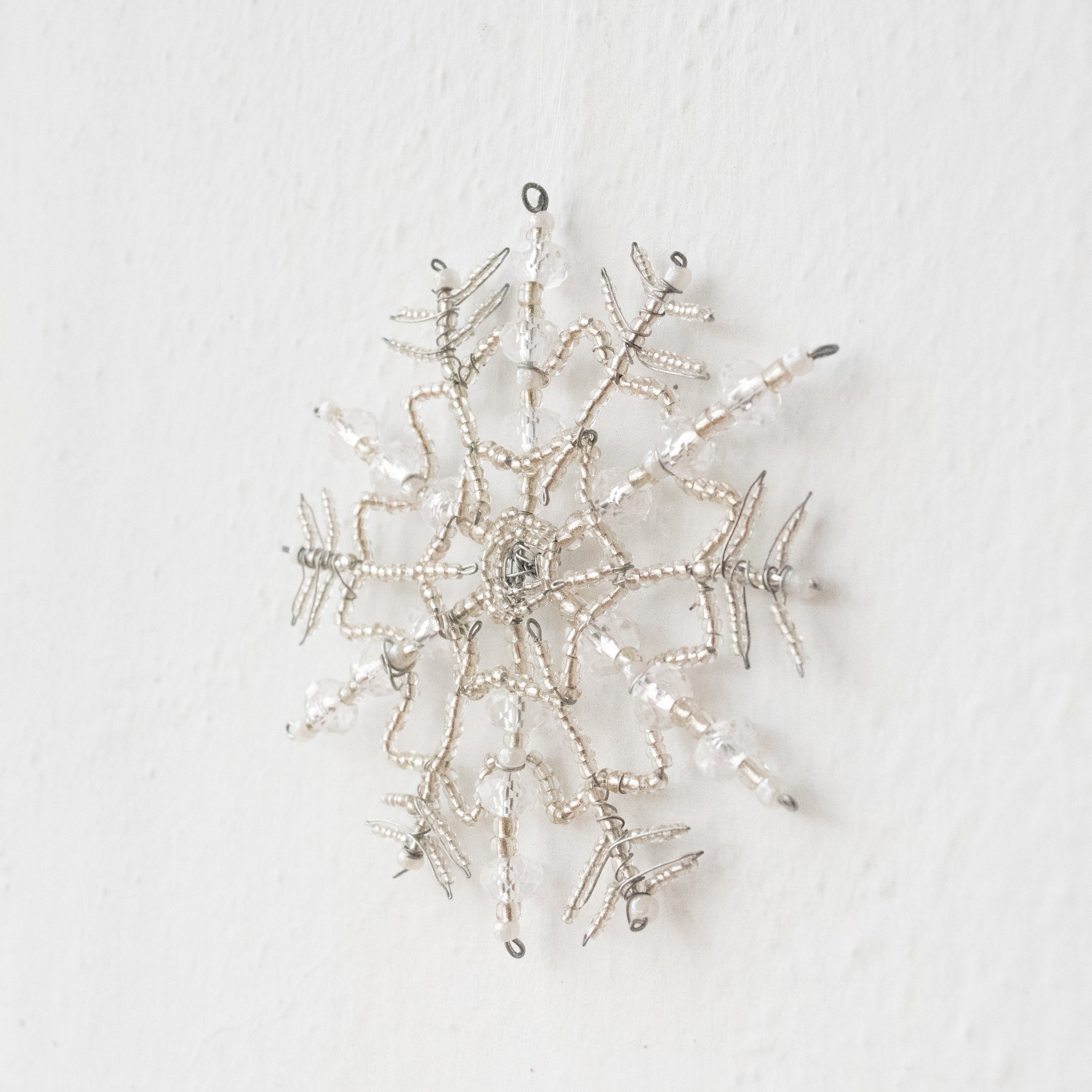 Beaded Snowflake Ornament
