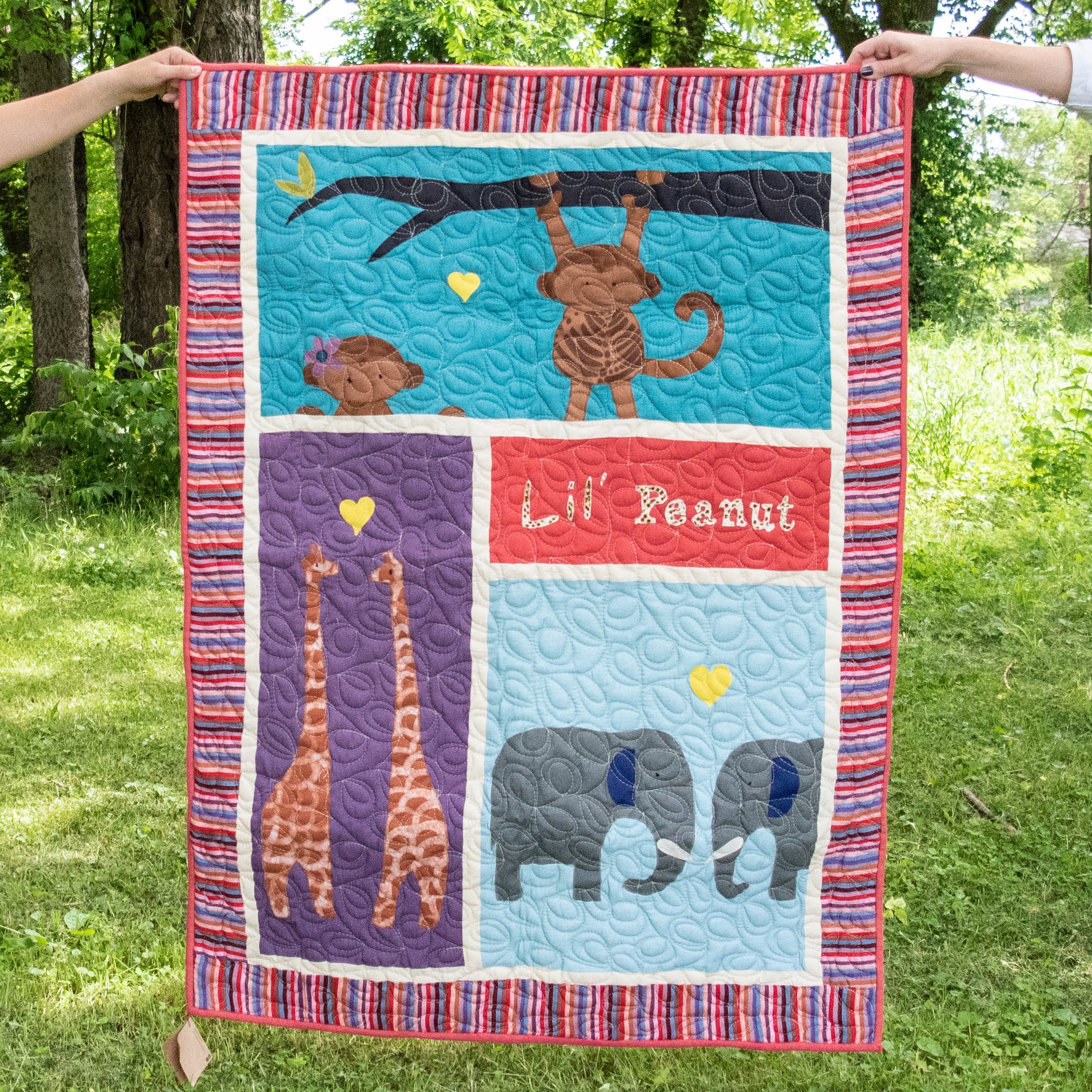 Loving Safari Baby Quilt