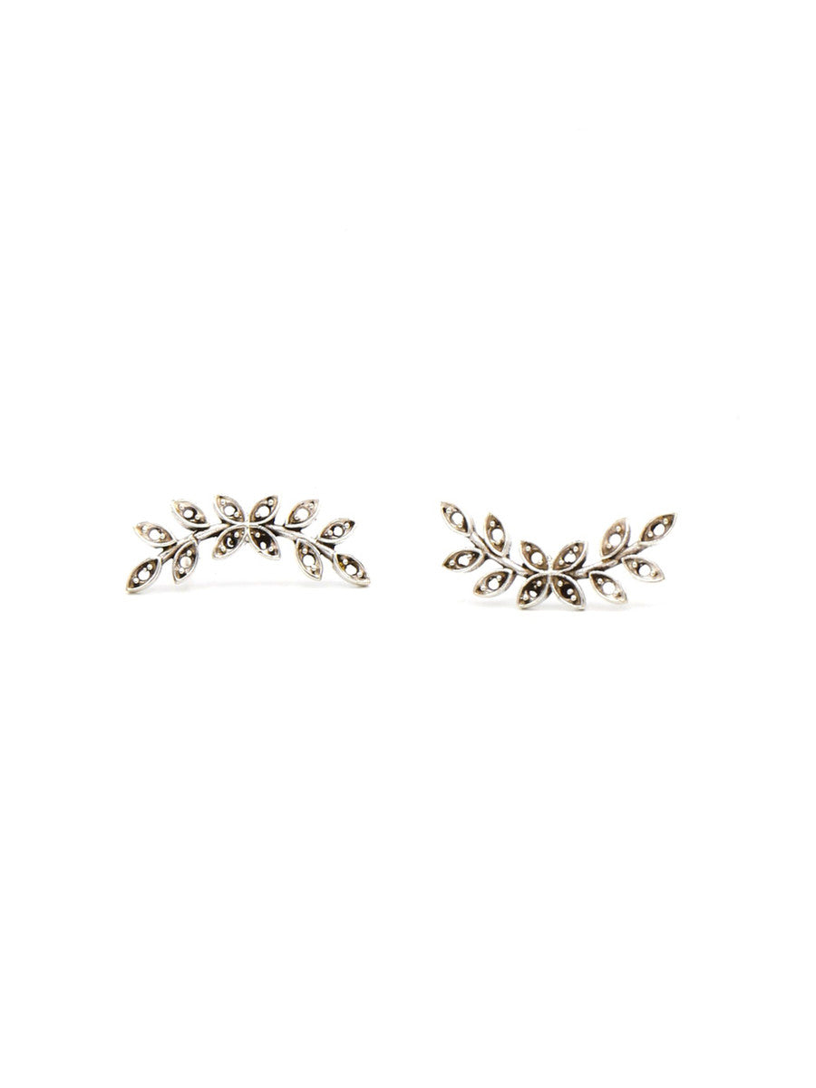 Dainty Branches Studs - Silver