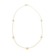 Daisy gold necklace