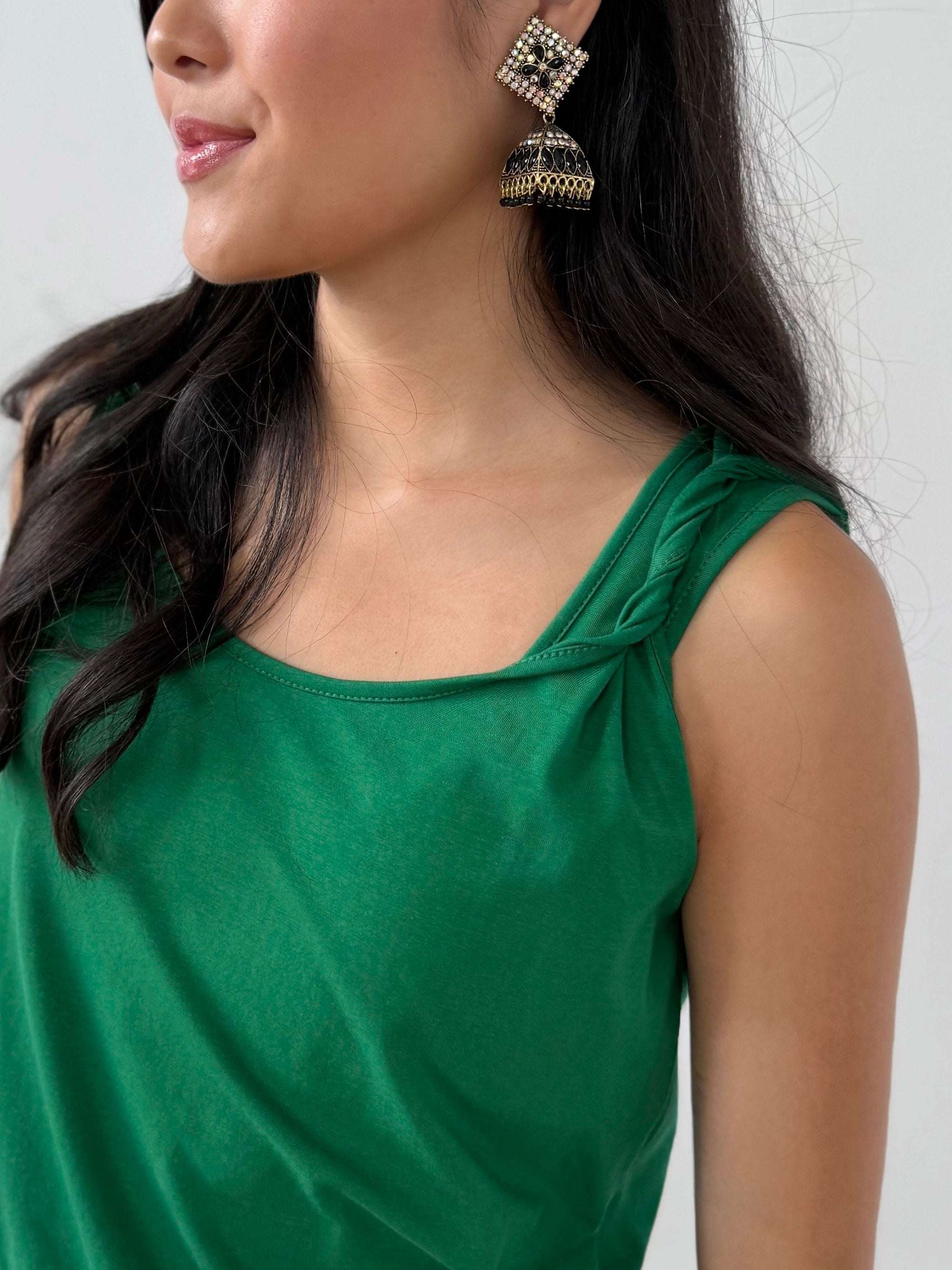 MICHAL dress in Rich Emerald