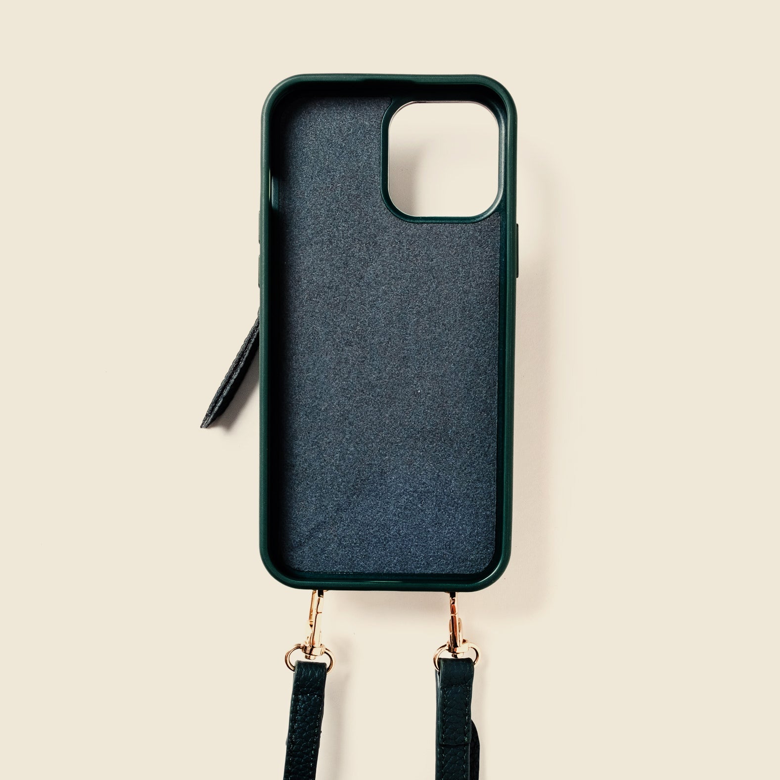 iPhone Case and Wallet with Long Strap - Forest