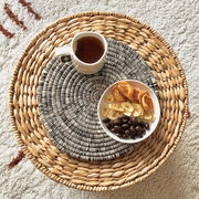 Mixed Raffia Platter