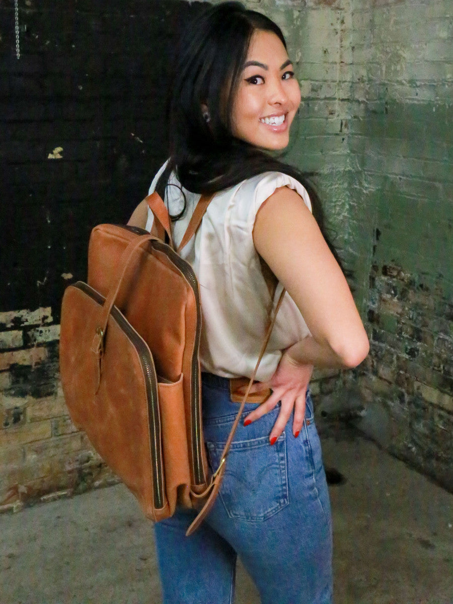 Voyager Leather Backpack