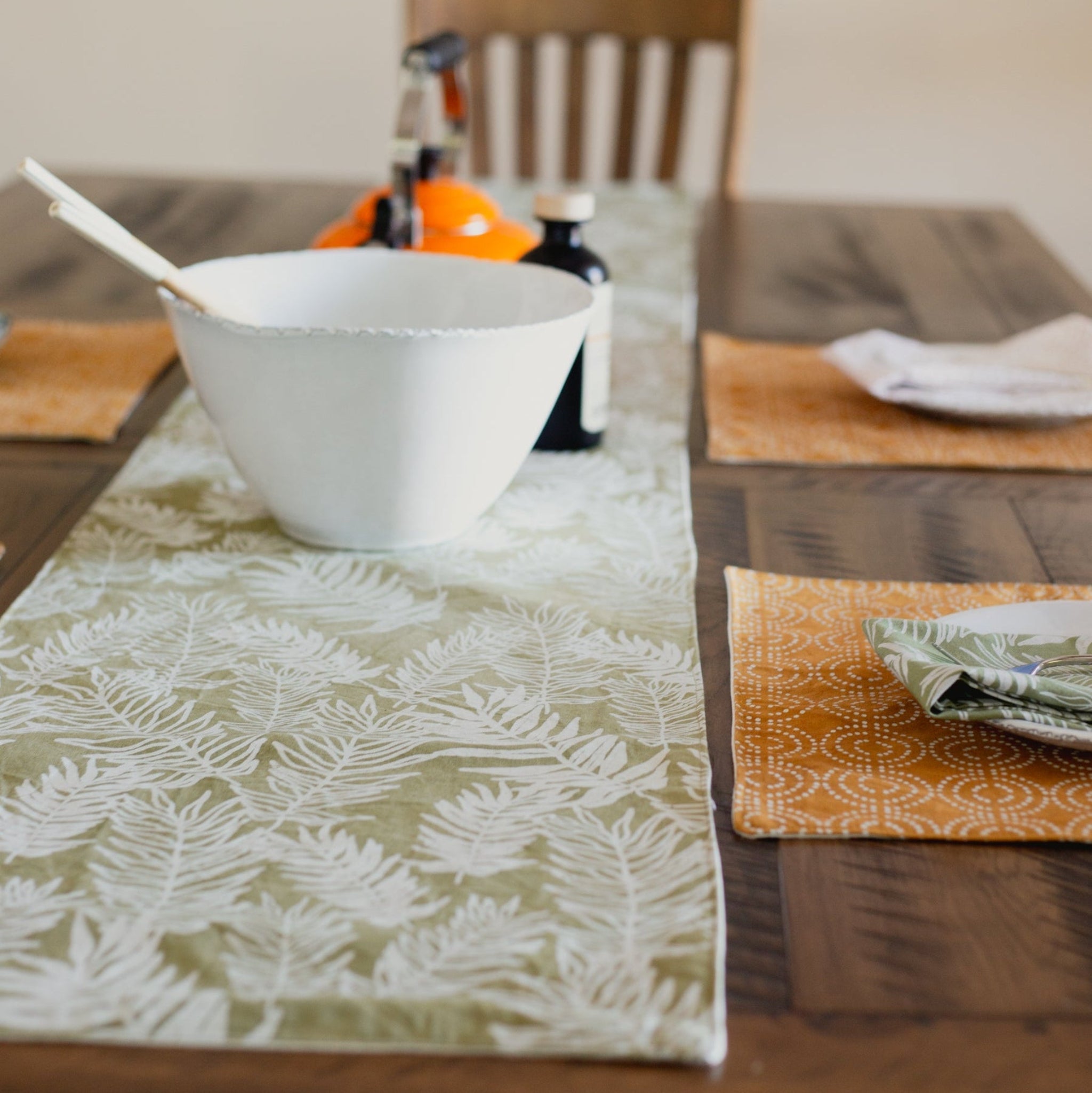 Screen Print Table Runner