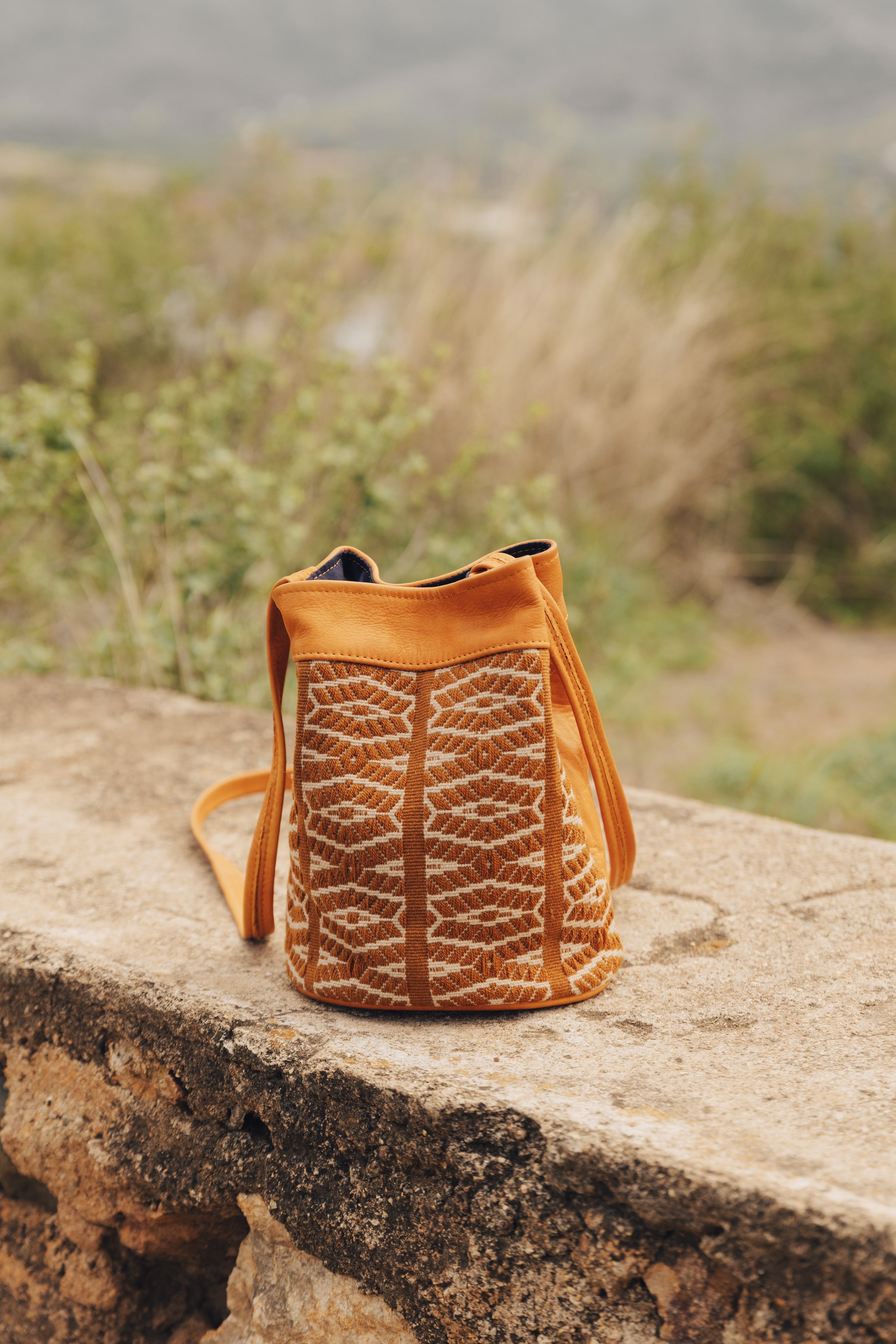 Woven Bucket Bag